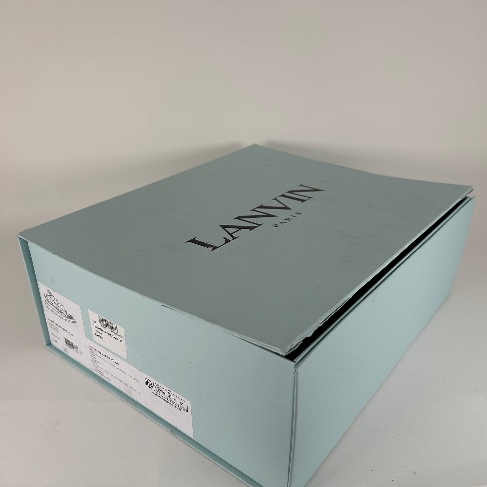 Lanvin Curb OG Skate Sneaker Size 45