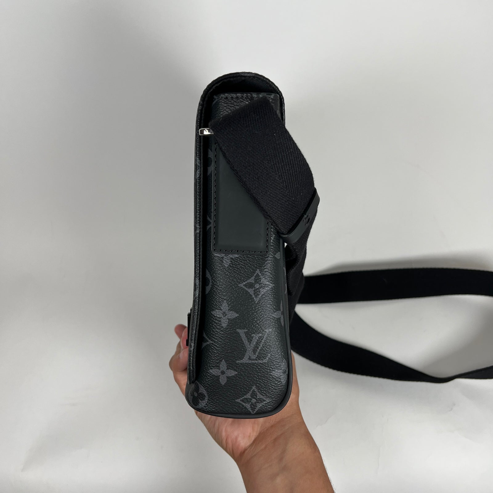 Louis Vuitton Black Monogram District Messenger Bag