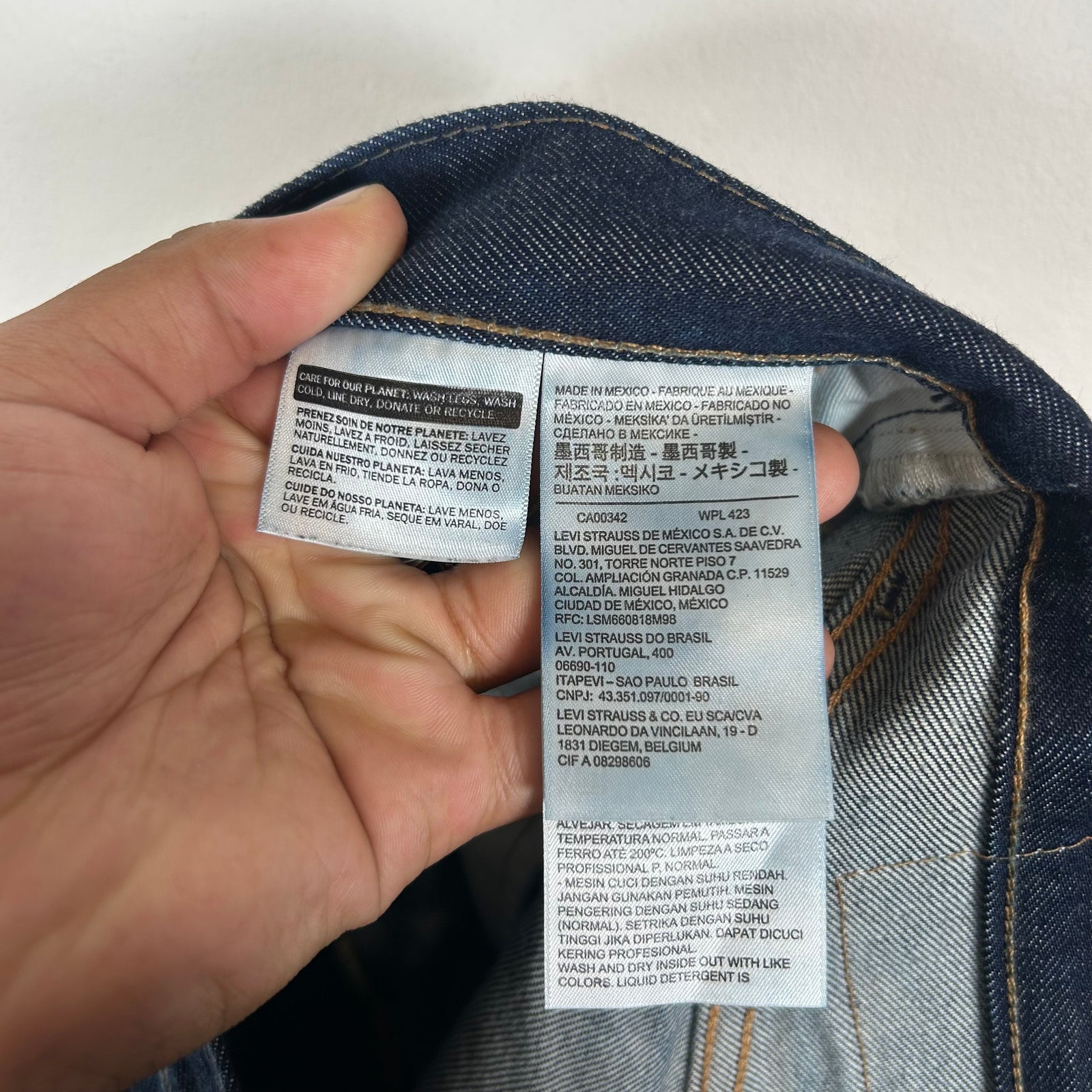 Denim Tears x Stussy Darkwash Selvedge Wreath Jeans Size 30