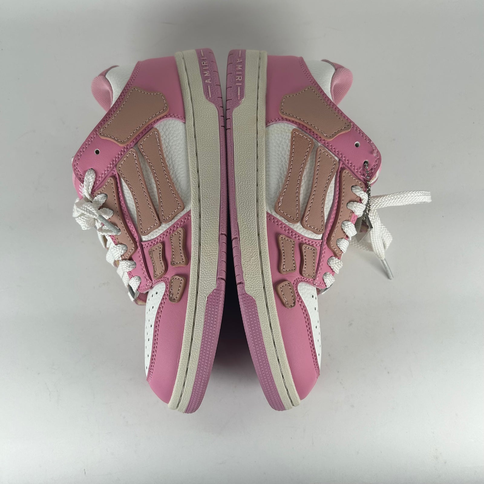 Amiri Pink Skeleton Low Sneaker Size 7