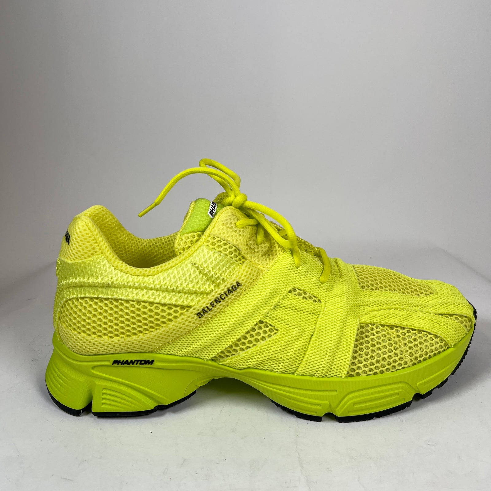 Balenciaga Neon Yellow Phantom Sneaker Size 46