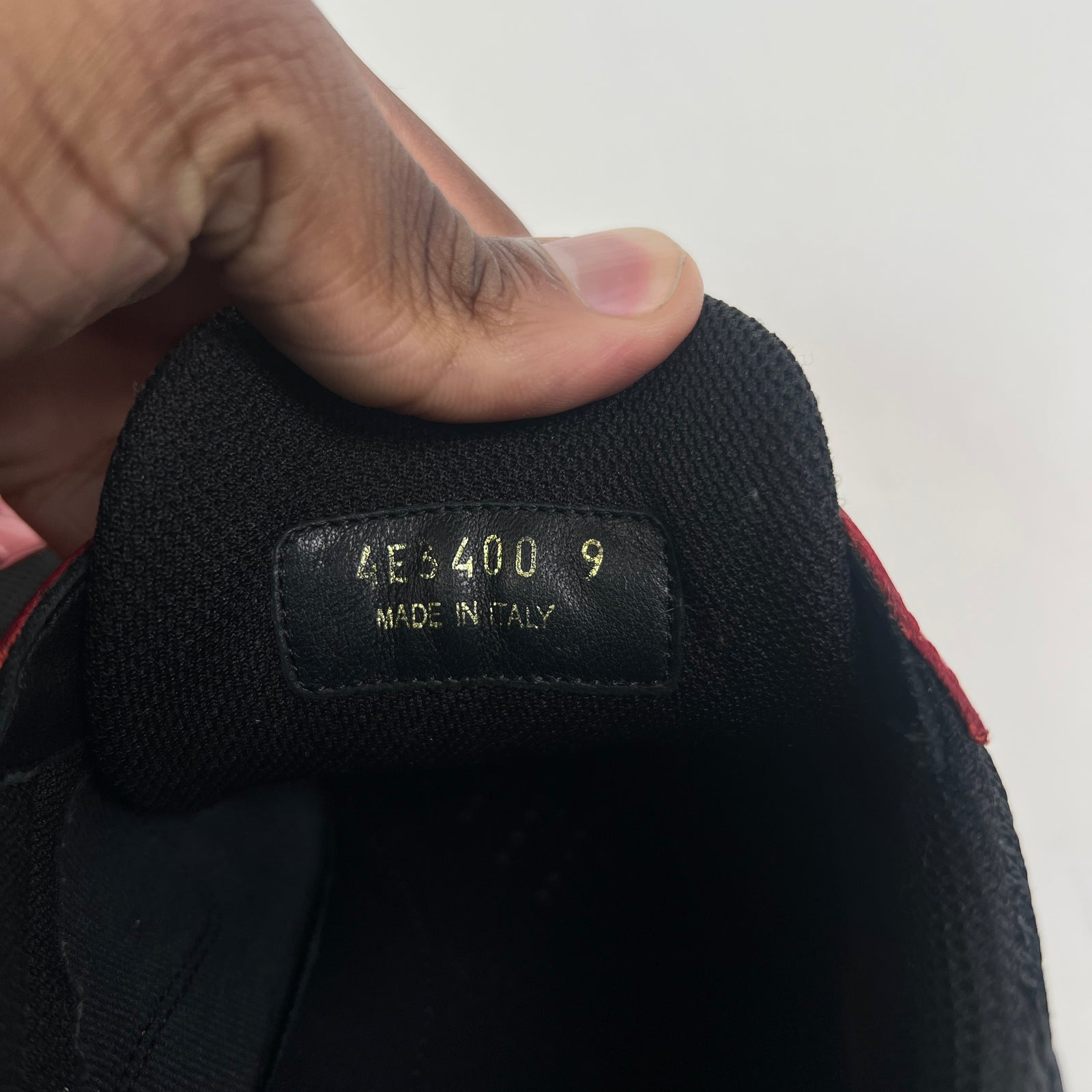 Prada Red/Black Patent Leather America Cups
