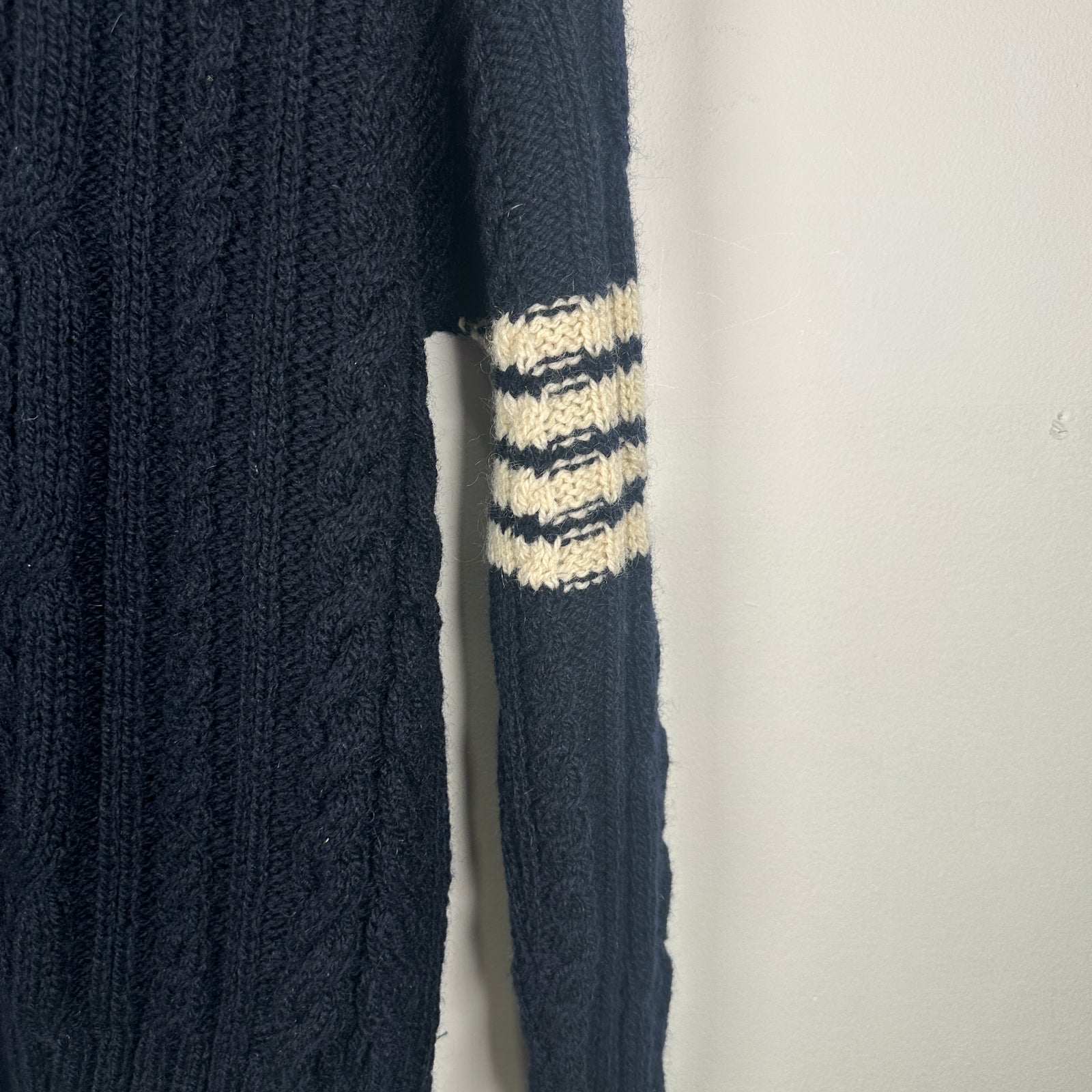 Thom Browne Cable Knit Sweater Size 4