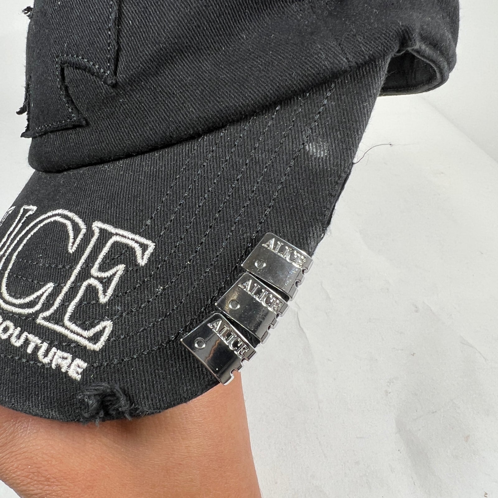 Alice Hollywood Black Chopper Logo Cap