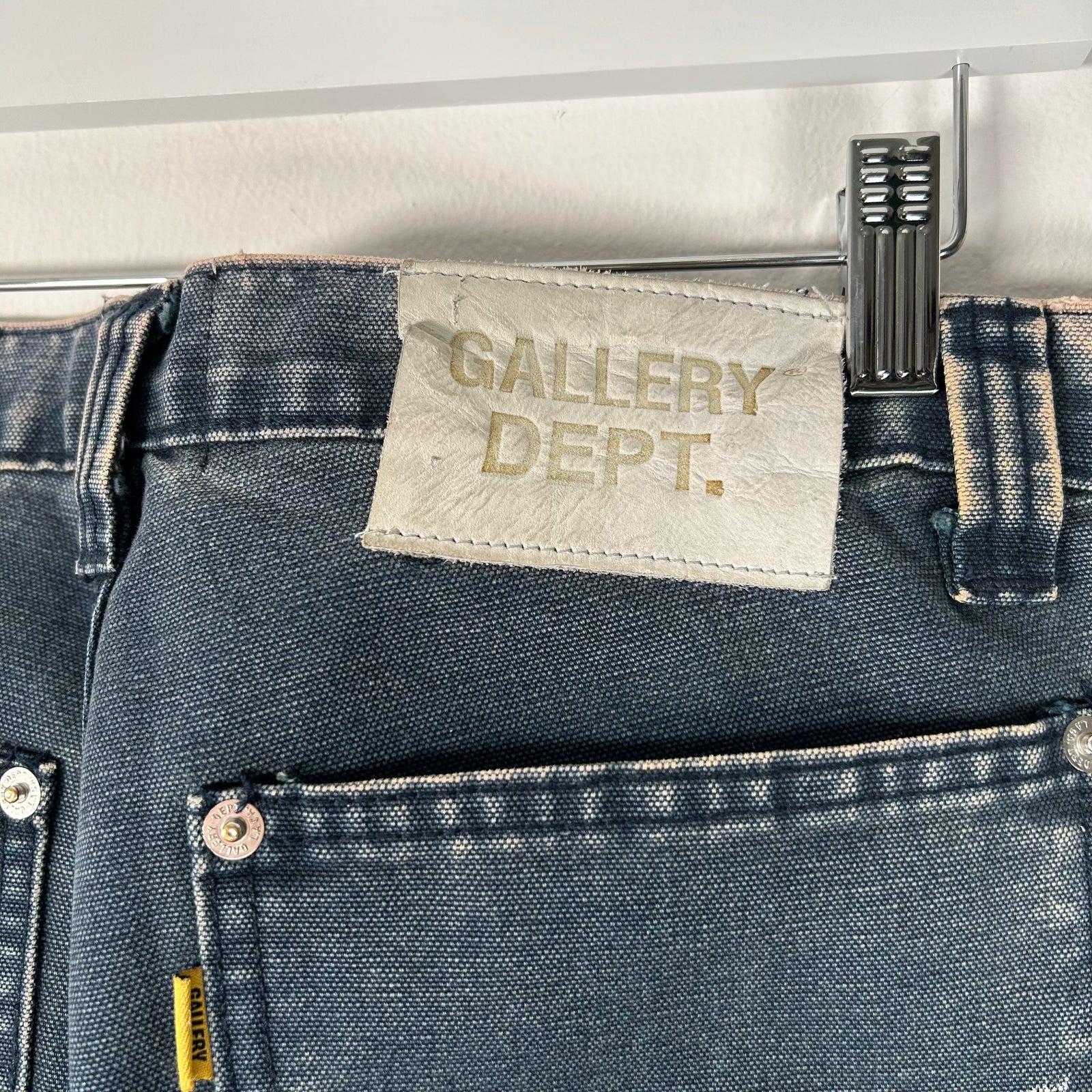 Gallery Dept Navy Double Knee Flare Pants Size 29