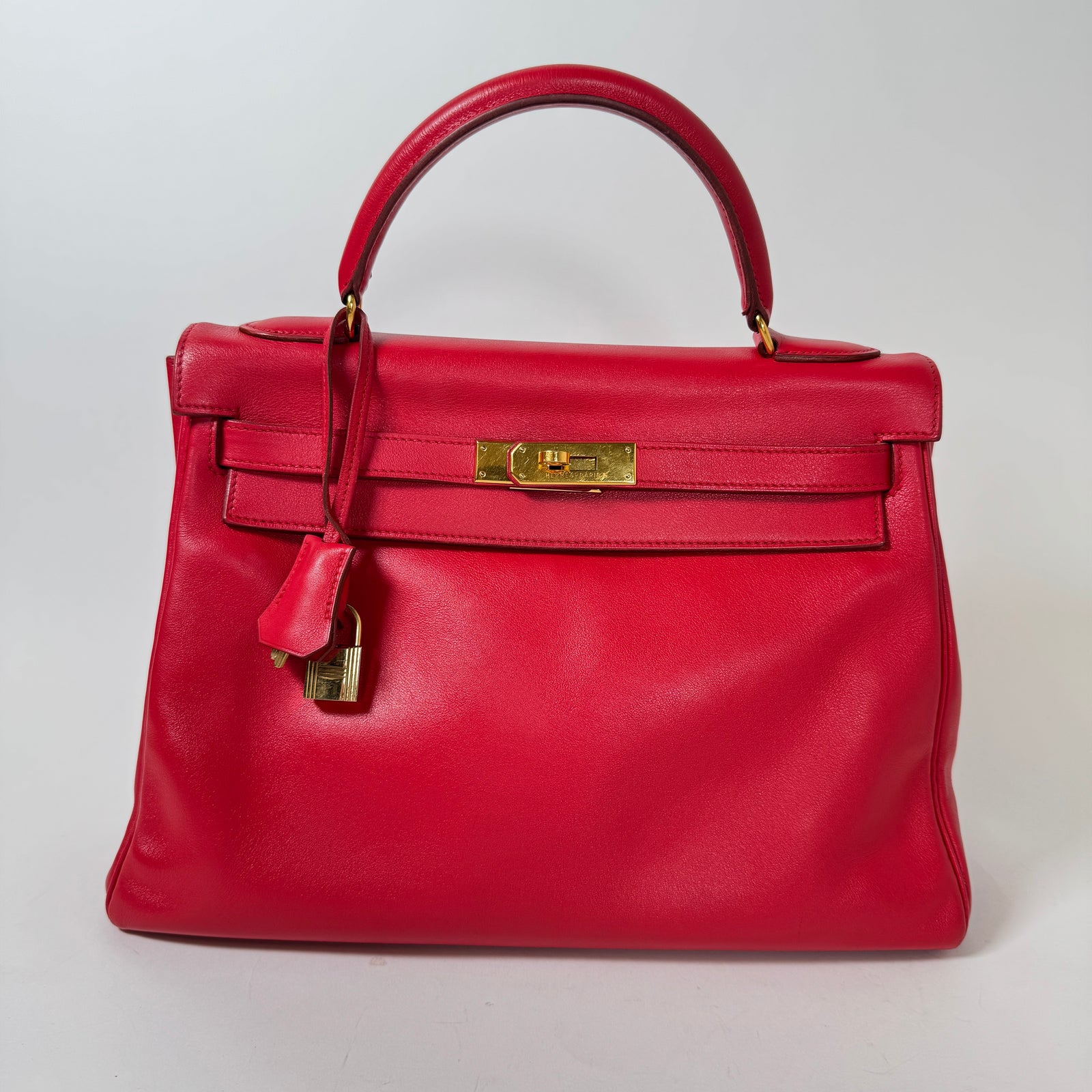 Hermès Kelly Red Retourne 32 Handbag