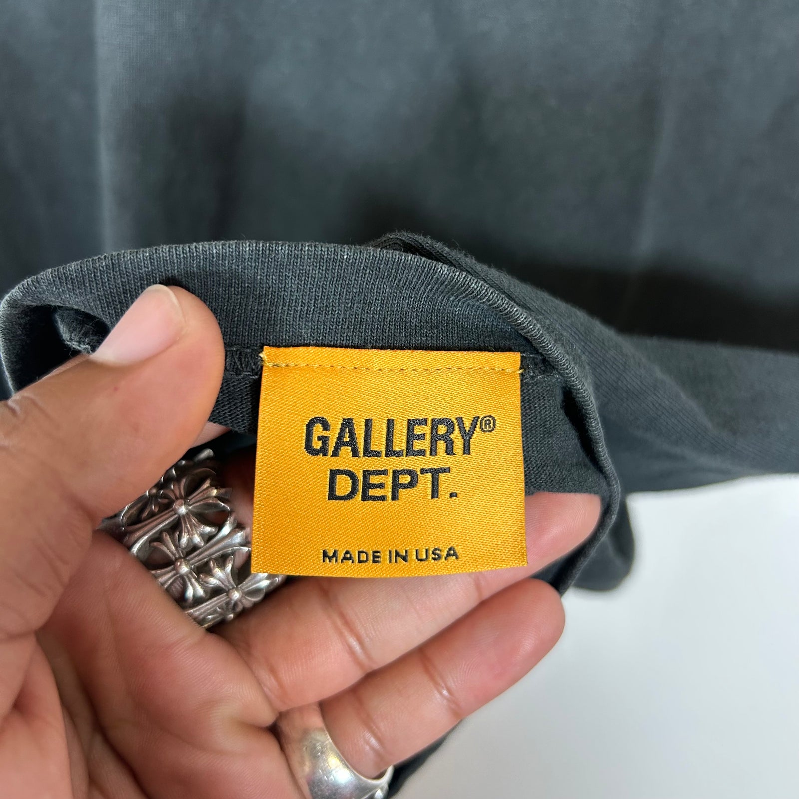 Gallery Dept Vintage Black ATK Logo T-Shirt Size M