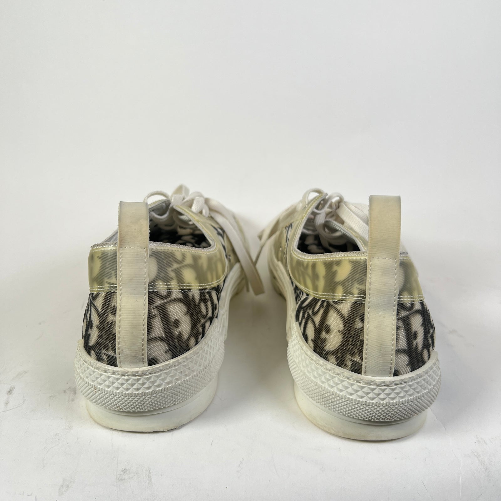 Dior B23 Black/White Oblique Low-Top Sneaker Size 51