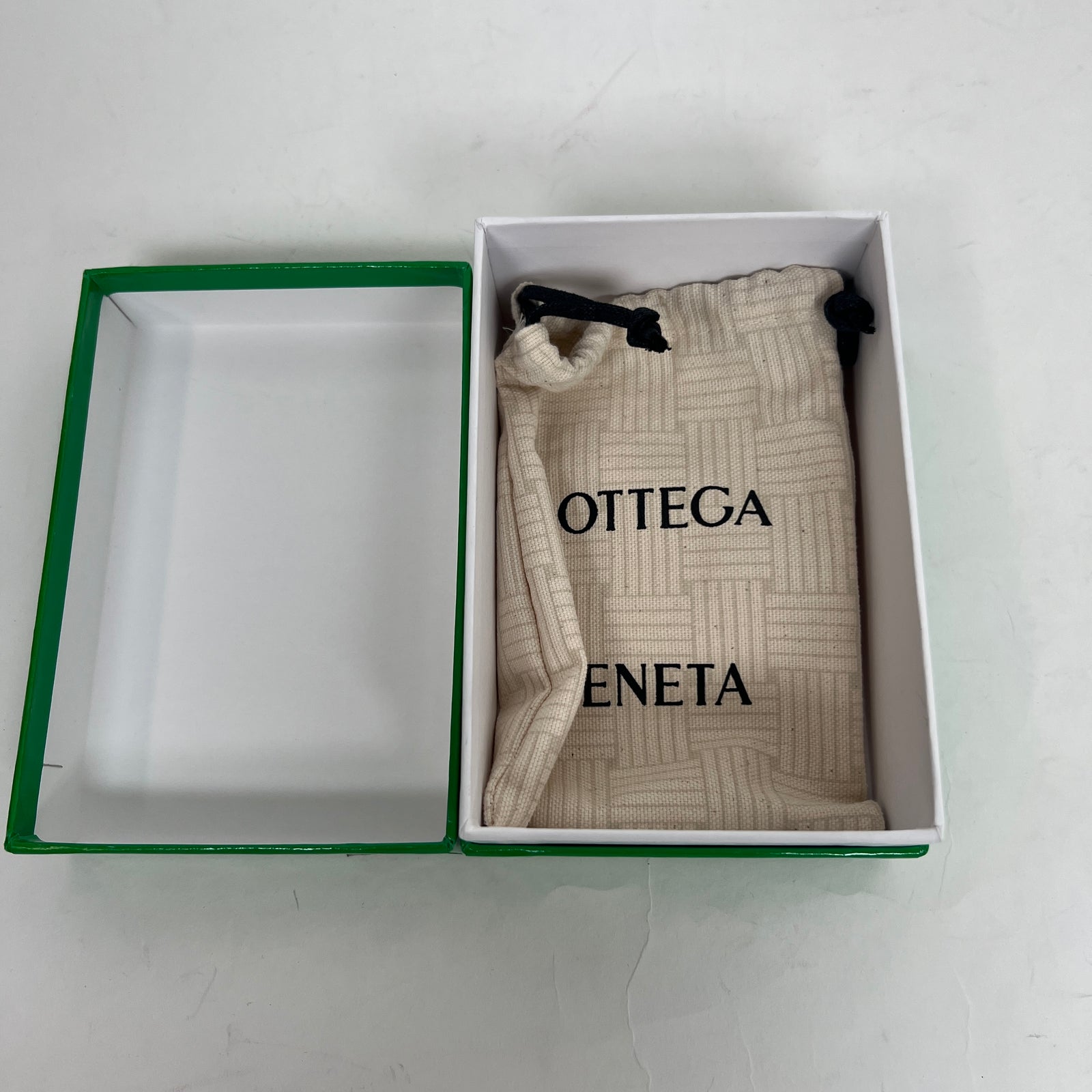 Bottega Veneta Brown/Blue Bi-Fold Wallet