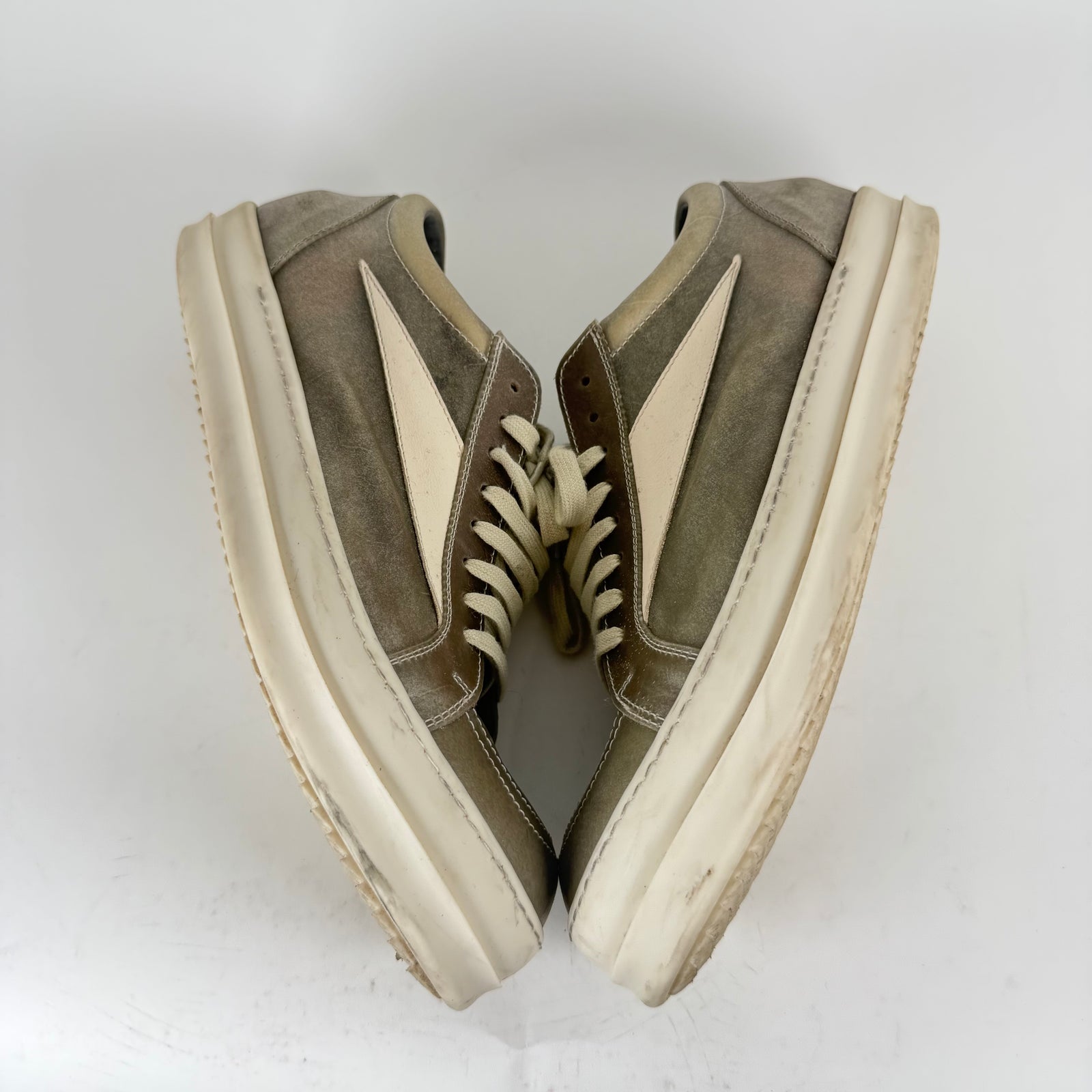 Rick Owens Porterville Dust Vintage Low Tops Size 43