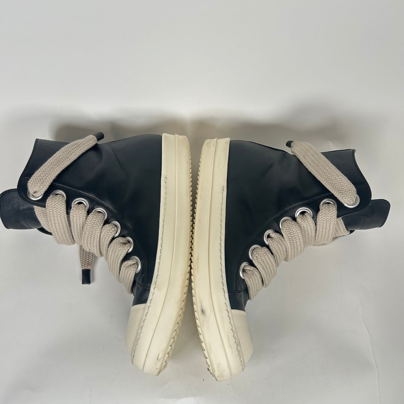 Rick Owens High Top Jumbo Lace Ramones Size 9