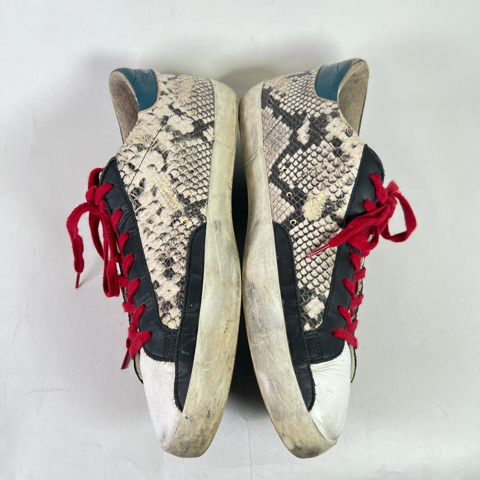 Golden Goose Python Superstar Sneakers