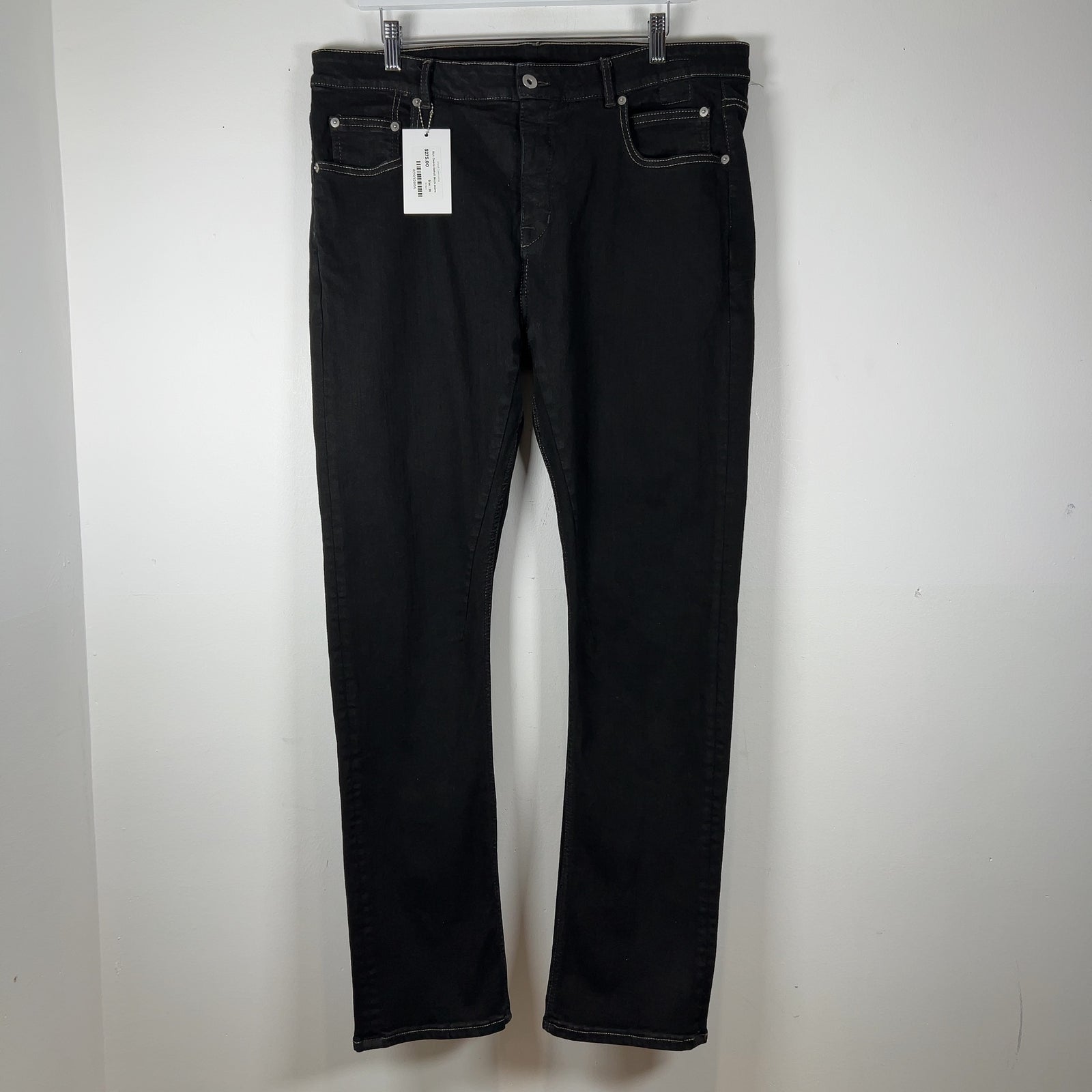 Rick Owens Detroit Black Jeans