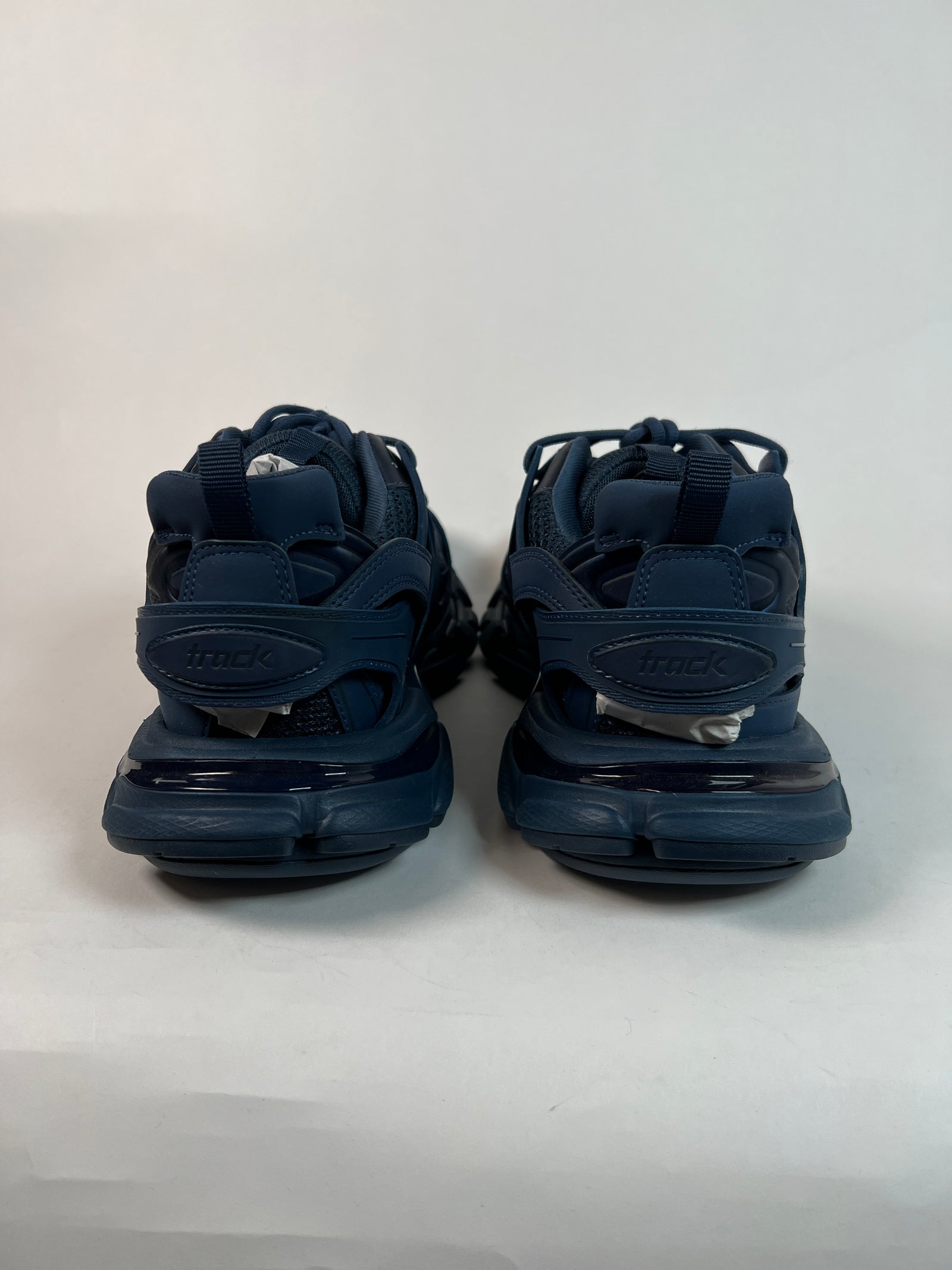 Balenciaga Navy Track Sneakers Sz 43
