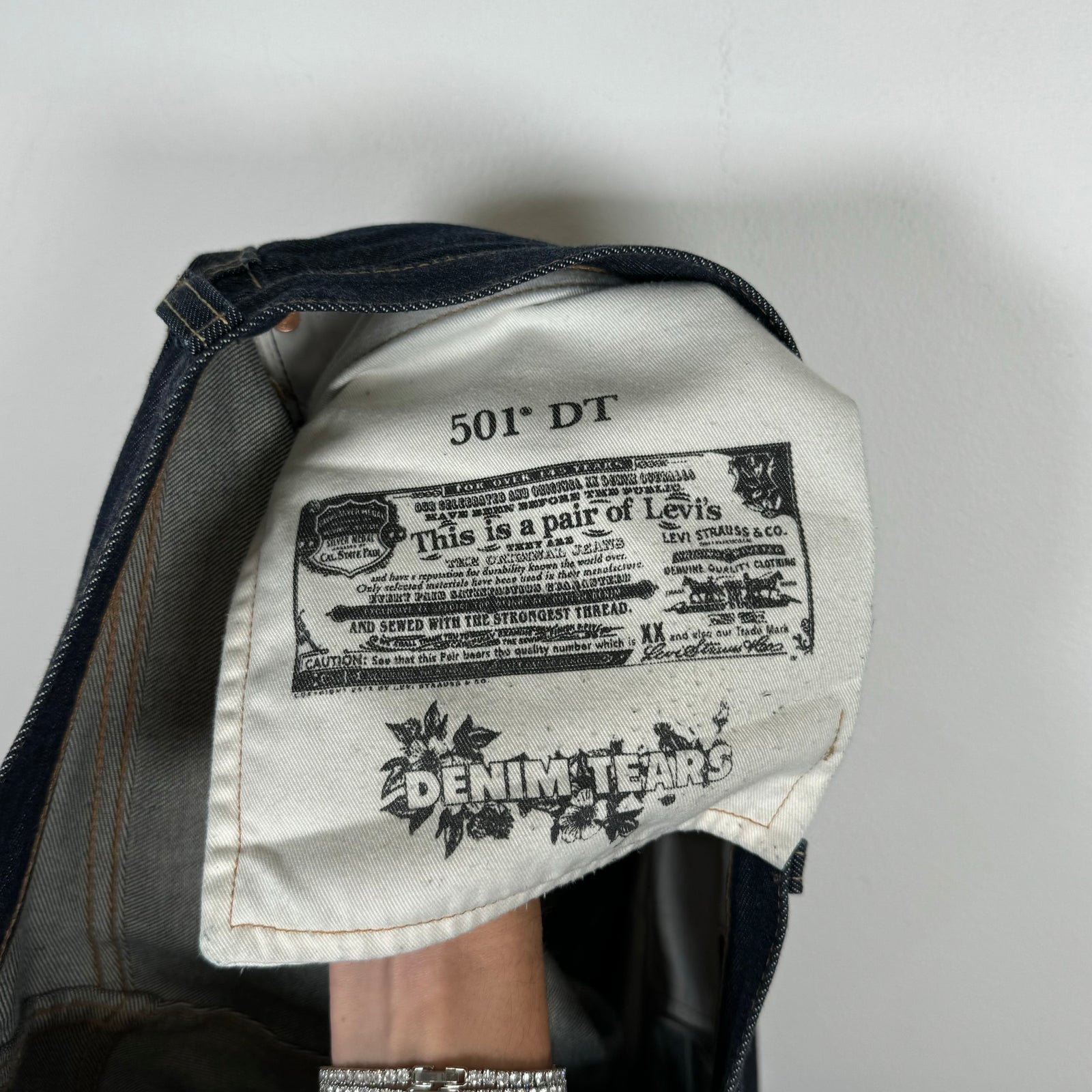 Denim Tears Darkwash Selvedge Jeans Size 33