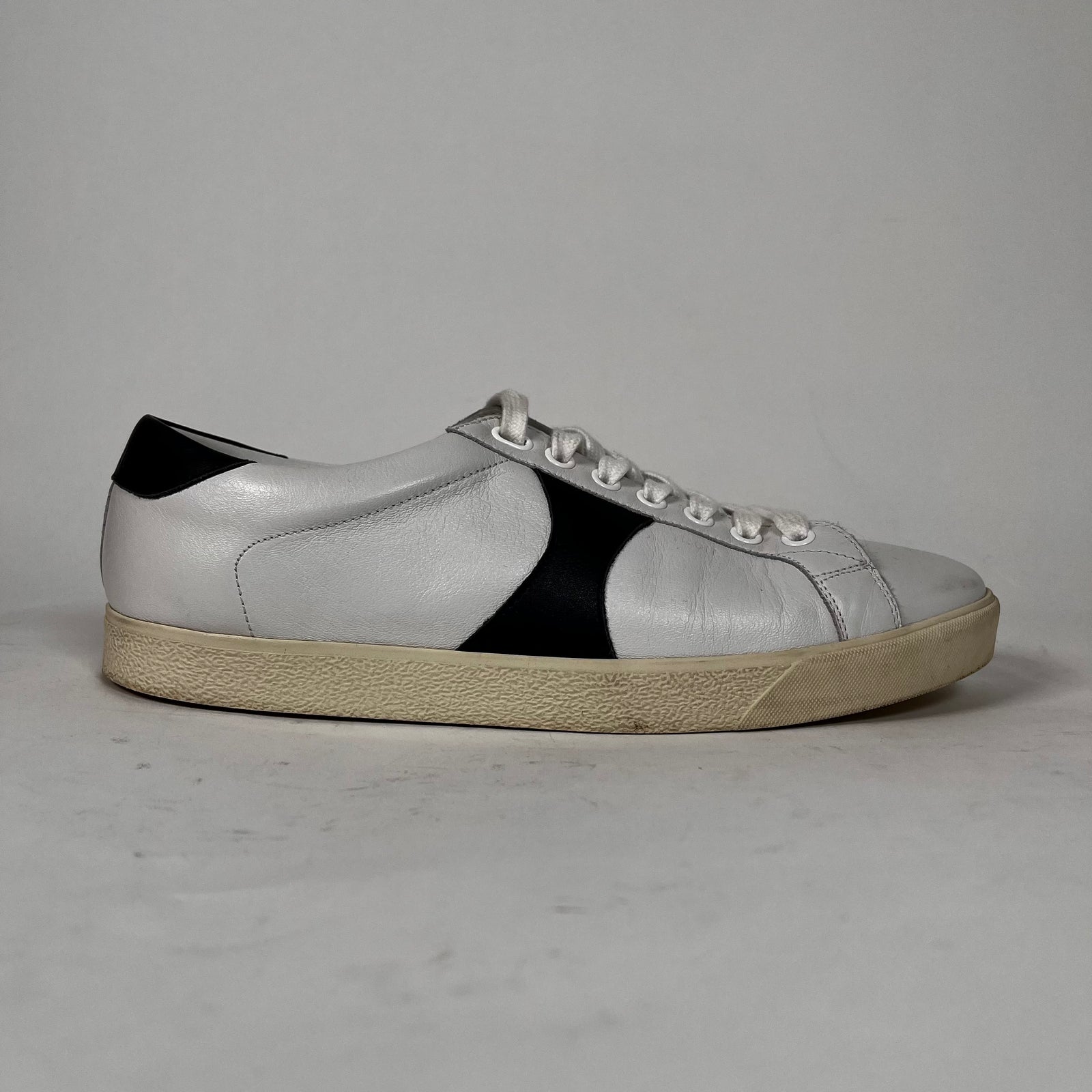 Celine White/Navy Triomphe Sneakers Size 40