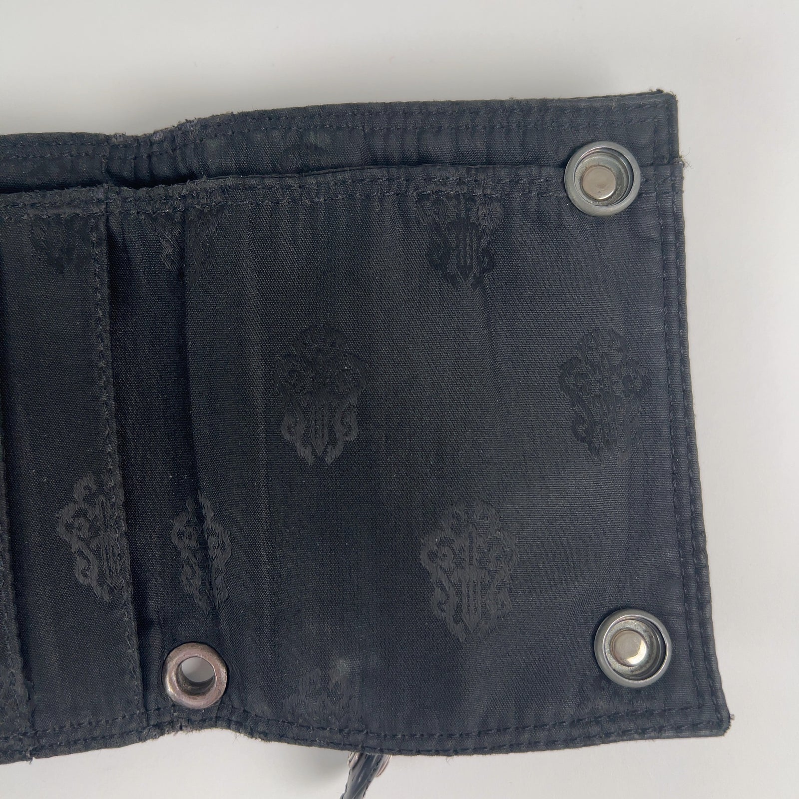 Chrome Hearts Nylon Motif Flap Wallet