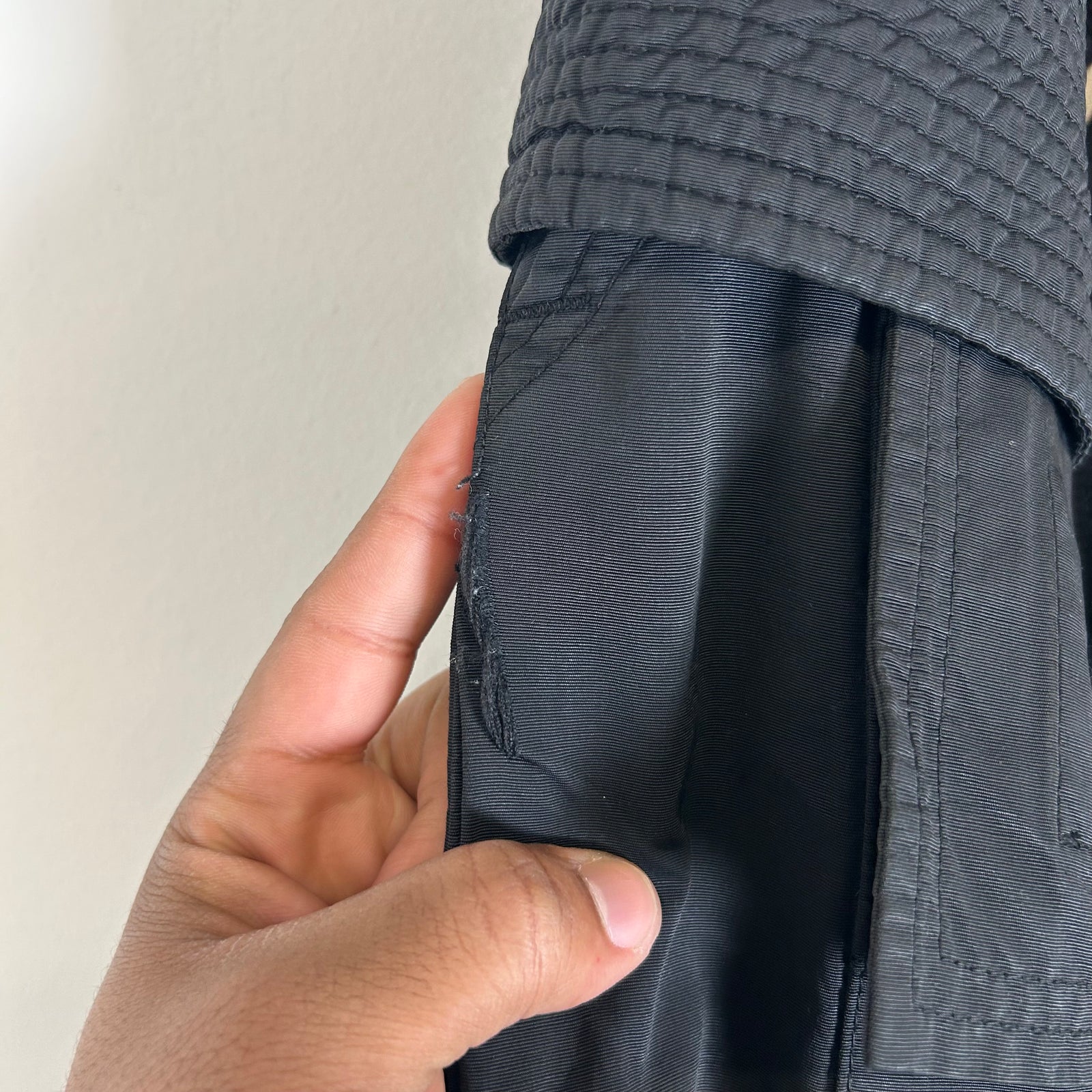 Rick Owens Black Nylon Creatch Cargos Size M