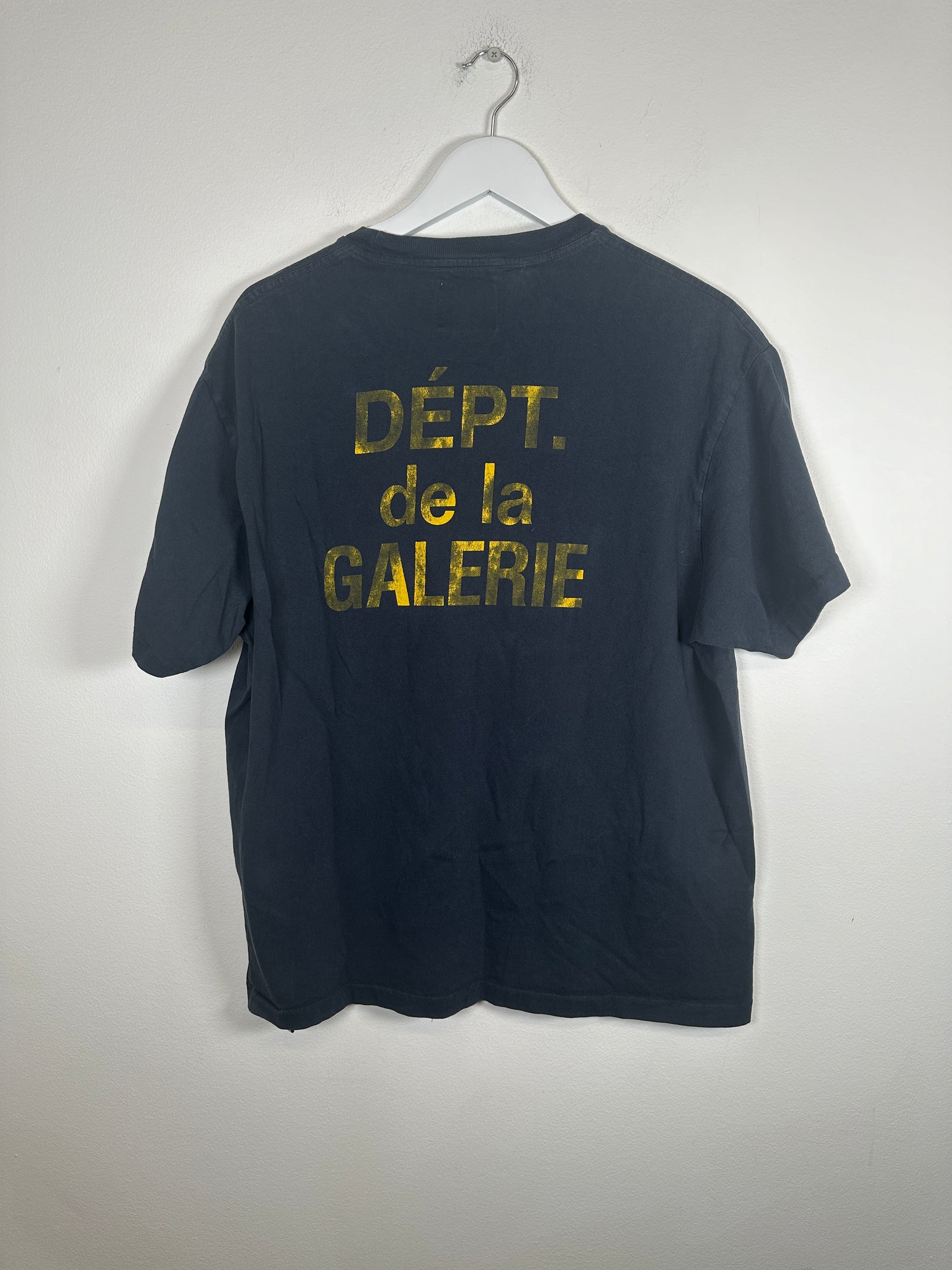 Gallery Dept. French Yellow Logo T-Shirt Size L