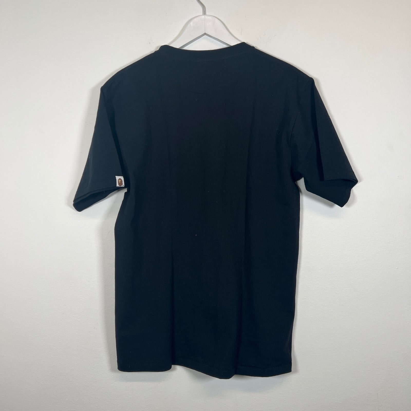Bape Curved Text T-Shirt Size L
