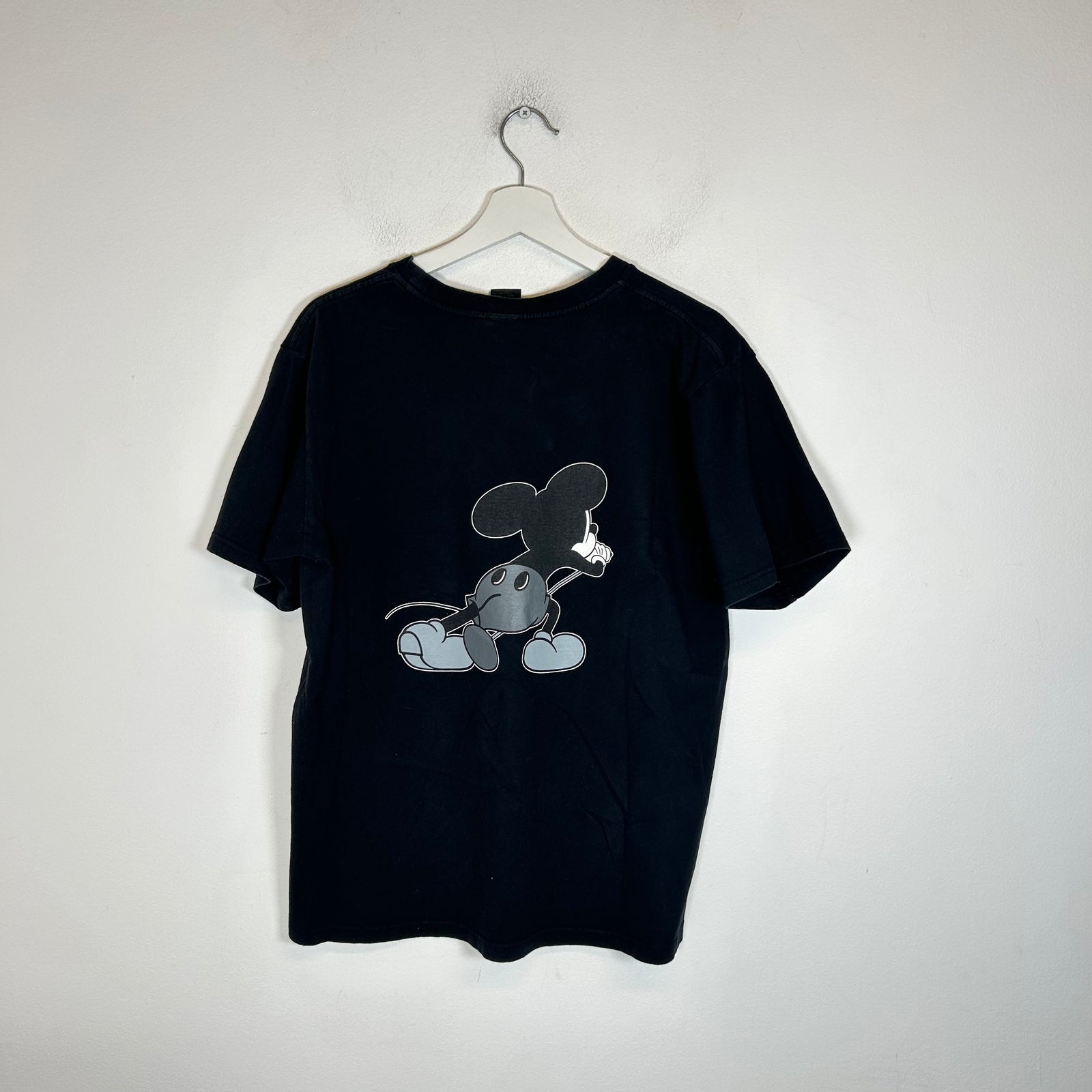 Number (N)ine Black Mickey Mouse T-Shirt Size 4