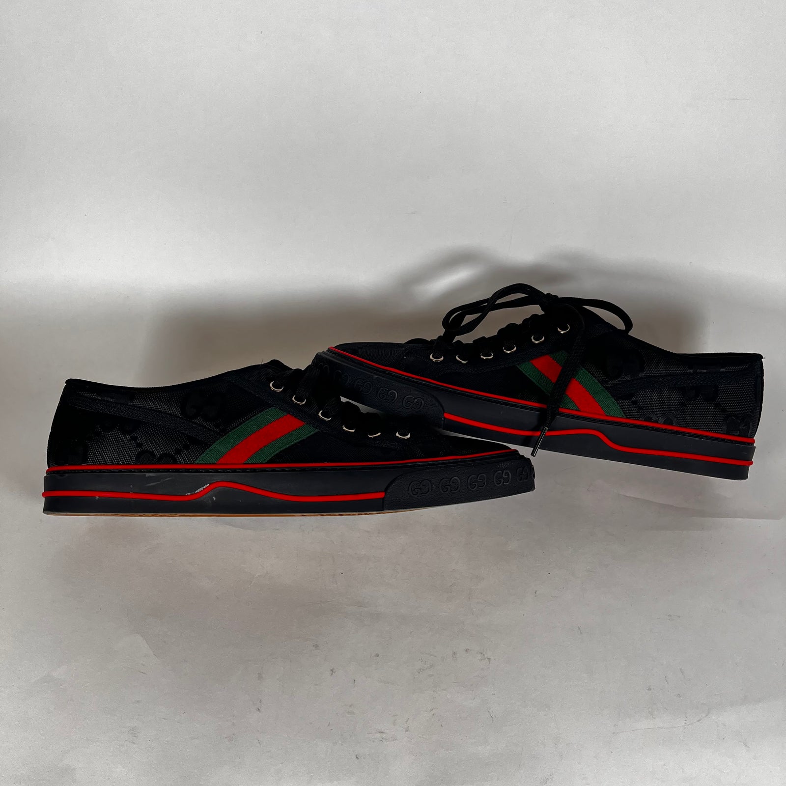 Gucci Black GG Tennis 1977 Sneaker Size 11