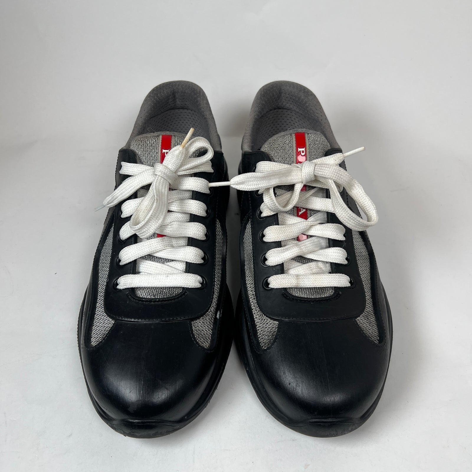 Prada Black Rubber America Cups Size 42