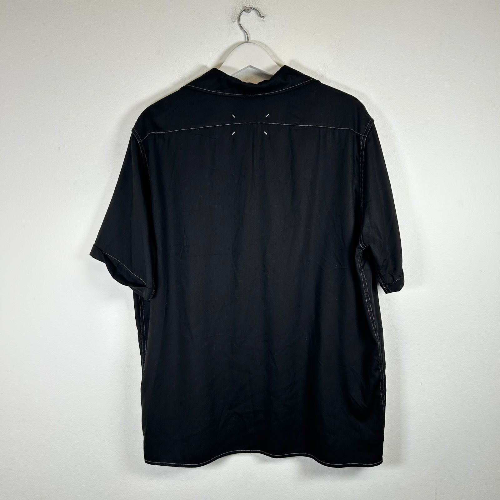 Maison Margiela Black/White Stitch Button Up Size L
