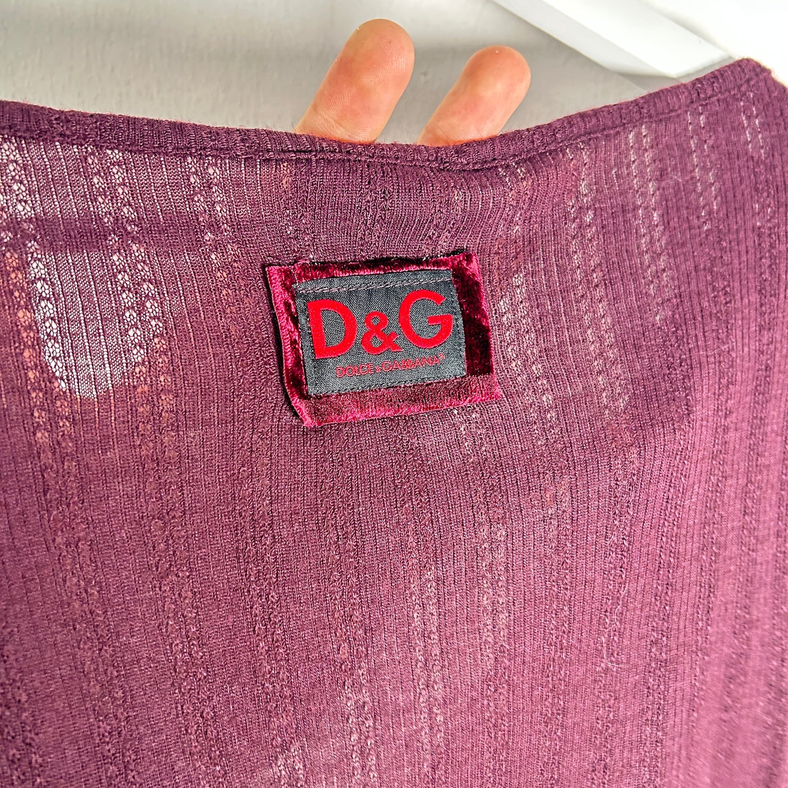 Dolce Gabbana Purple Top Size S