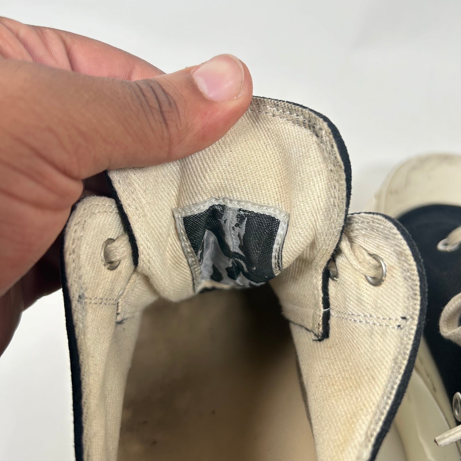 Rick Owens Black Abstract Ramones Size 42