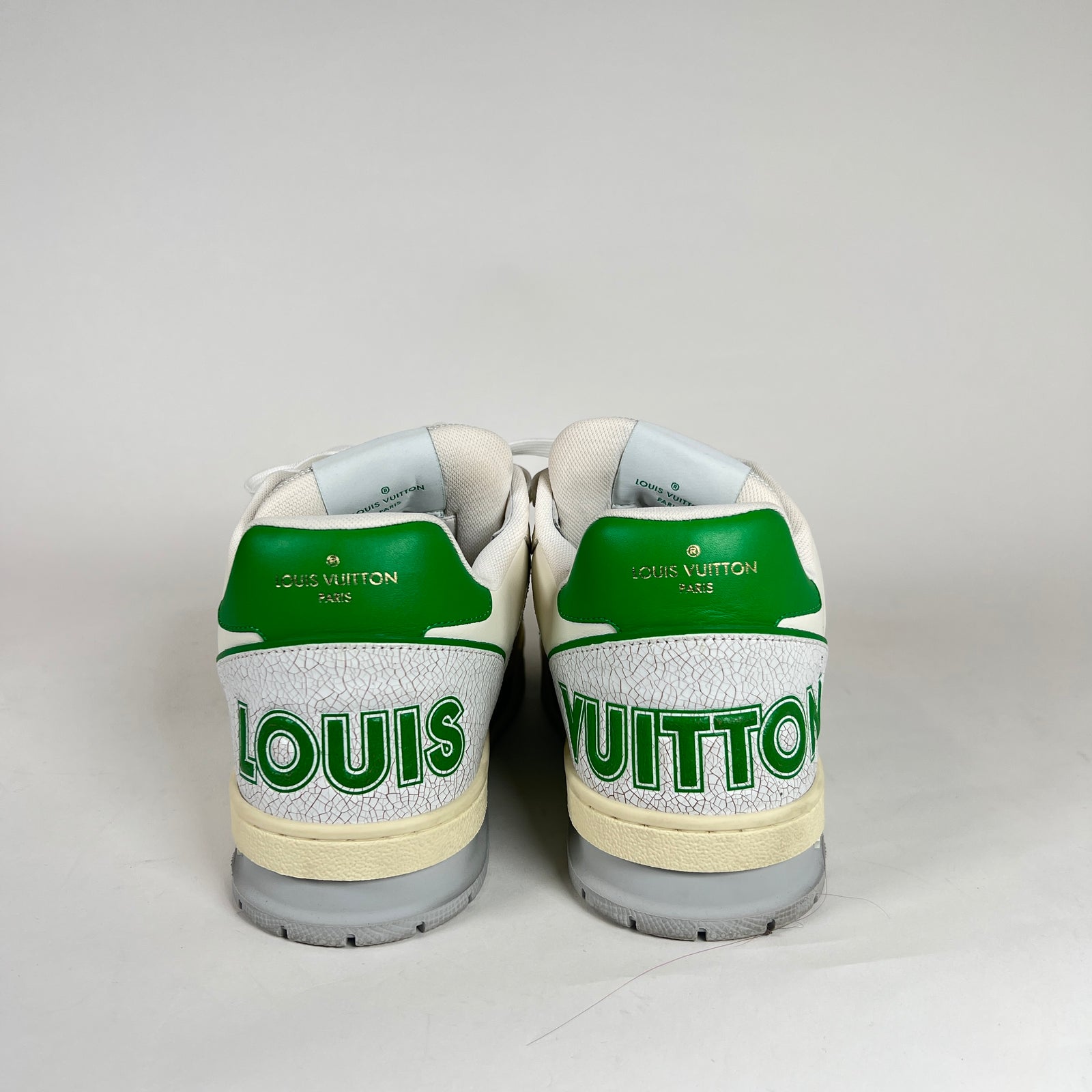 Louis Vuitton Green Mesh Trainer Size 8