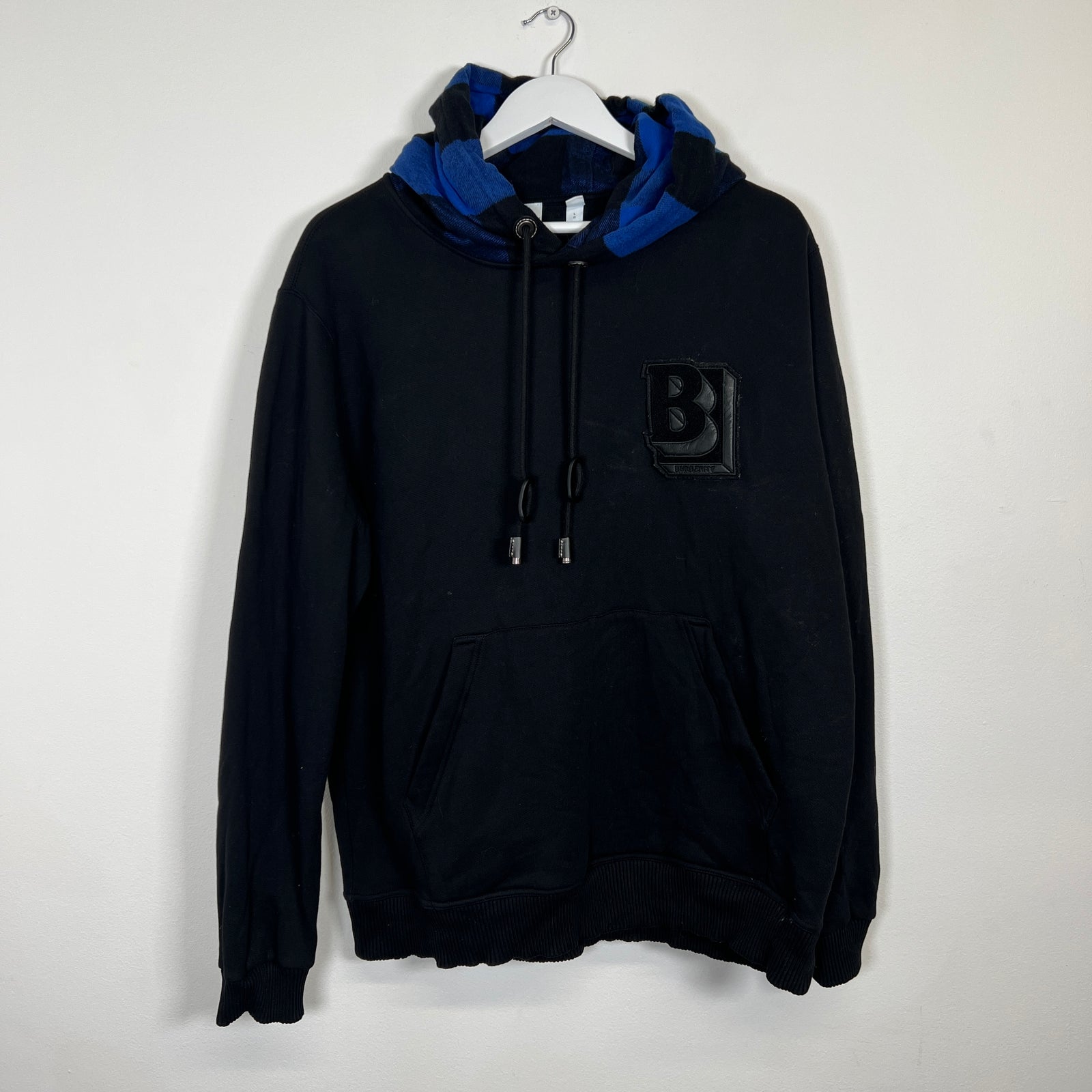 Burberry Blue Pattern Hood Size L