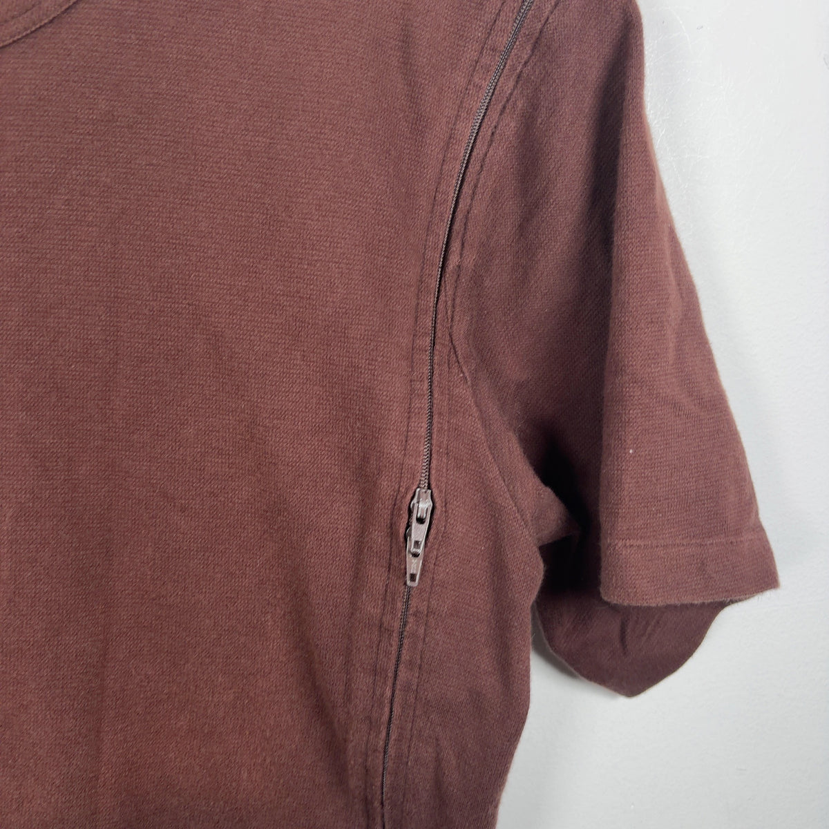 Yohji Yamamoto Zipper Hybrid T-Shirt
