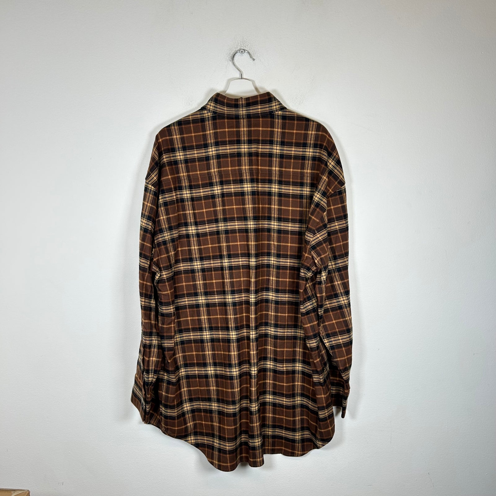 Amiri Brown/Tan Flannel Size L