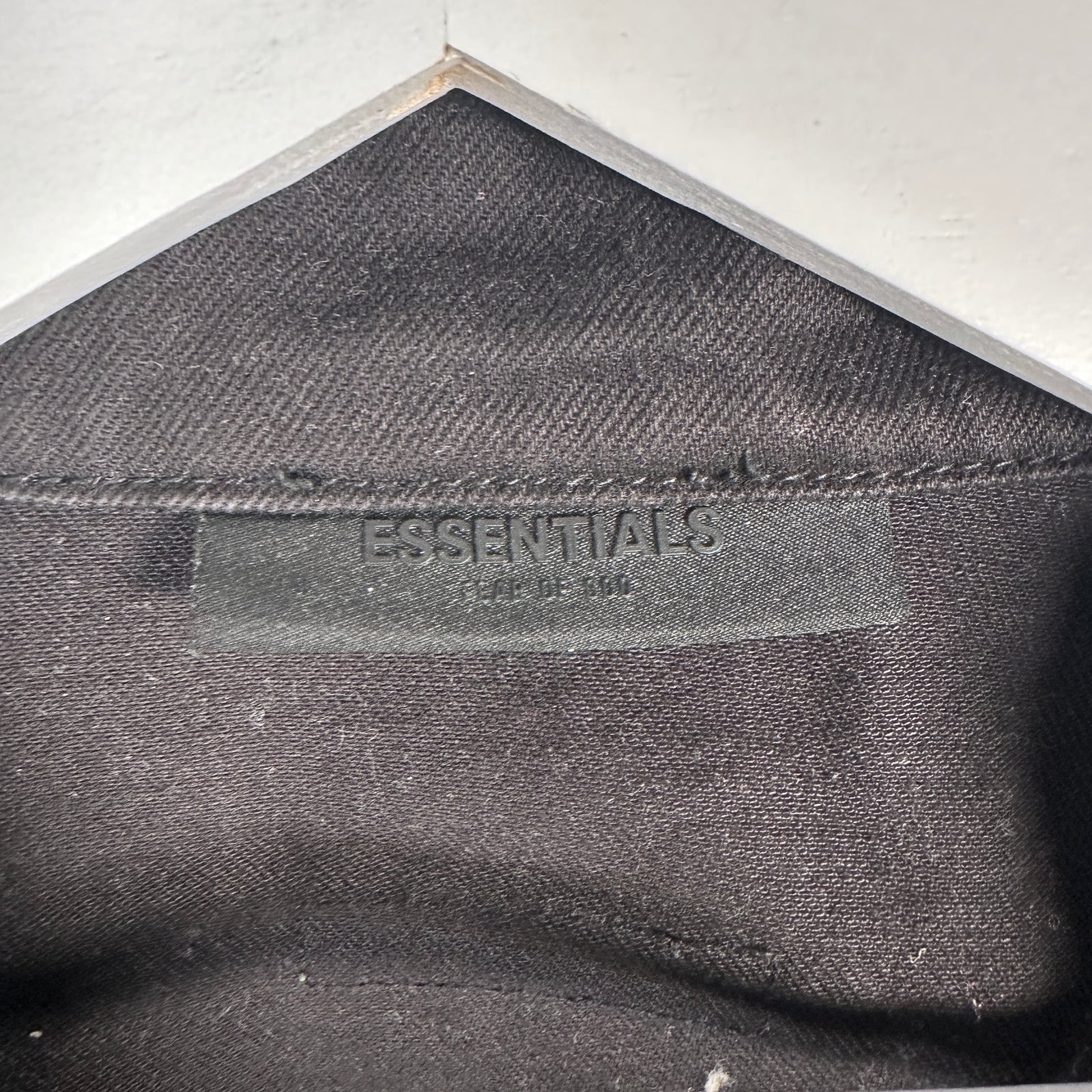 Fear Of God Black Denim Jean Jacket Size XXL