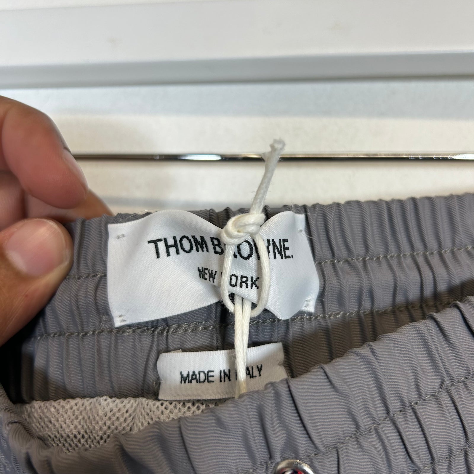 Thom Browne Grey Swim Shorts Size 3