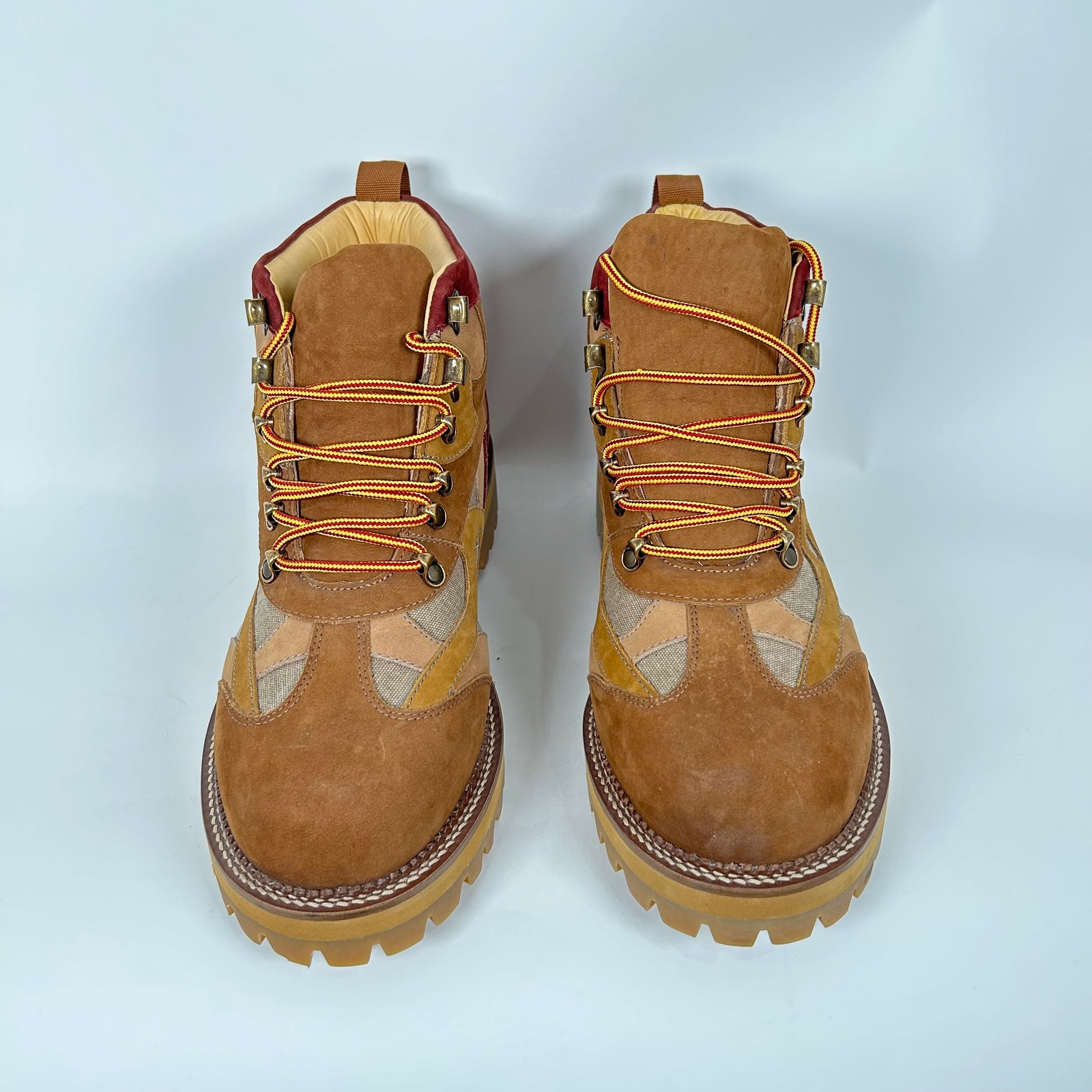 Kid Super Brown Boots With Swirls Size 12