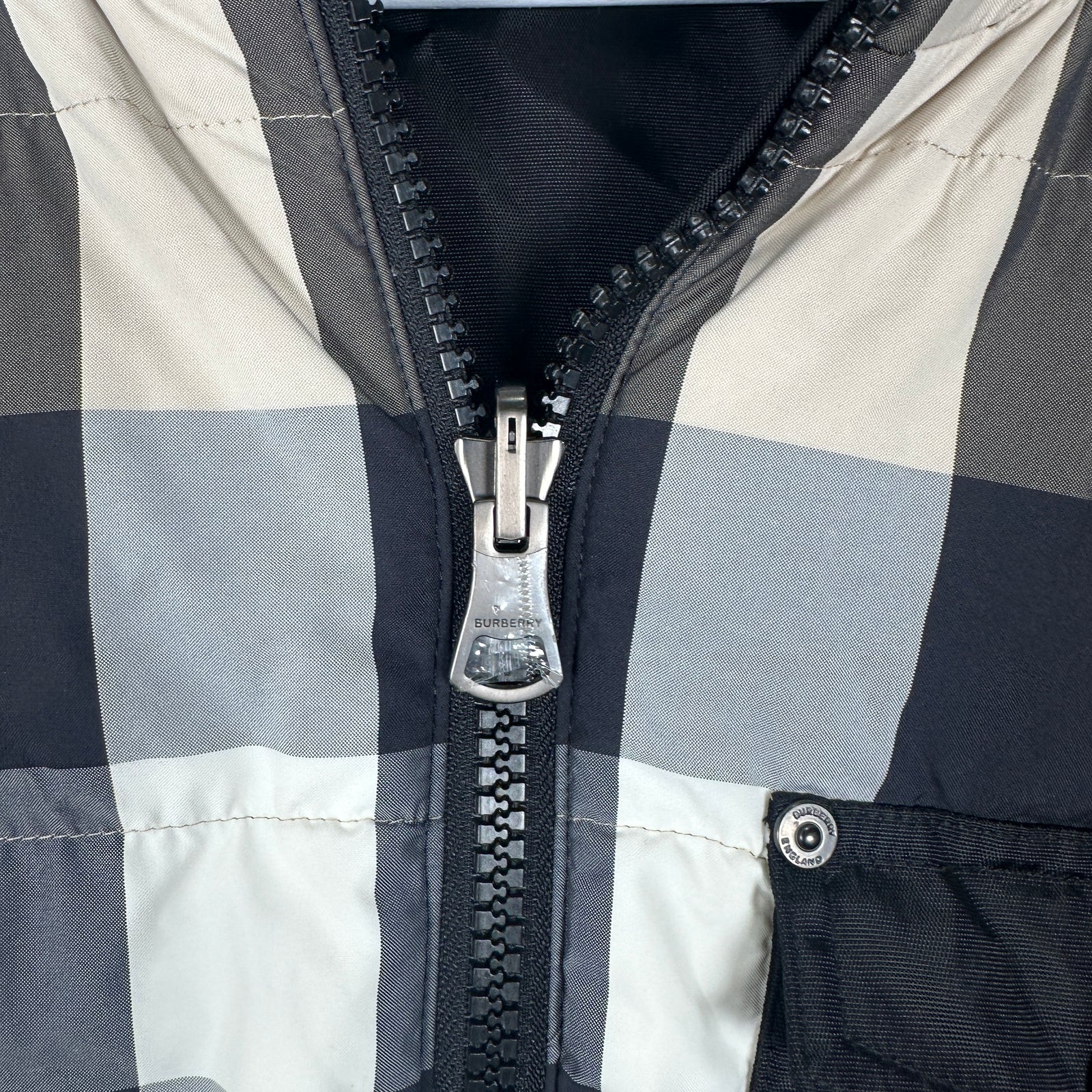 Burberry Reversible Check Puffer Jacket Size XL