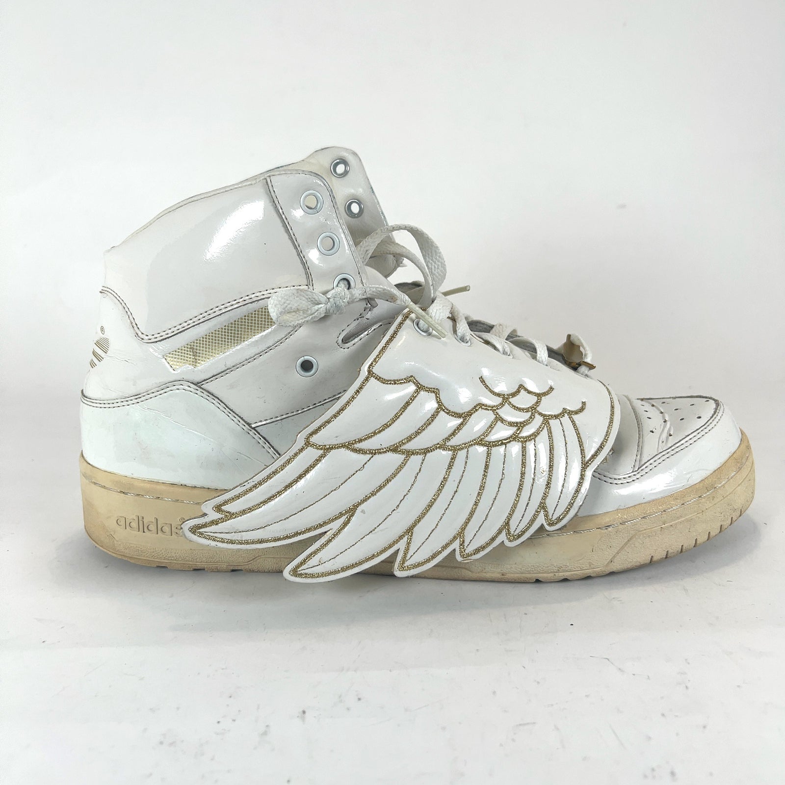 Jeremy Scott x Adidas SS10 Golden Wings Hightop Sneakers