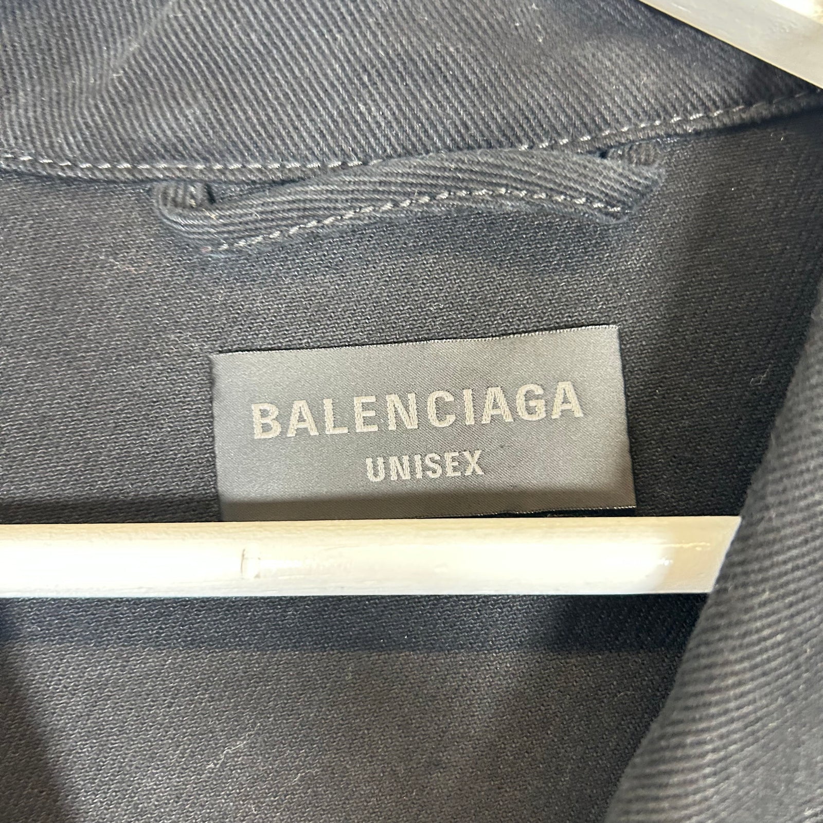 Balenciaga Black Tape Jean Jacket Size 4