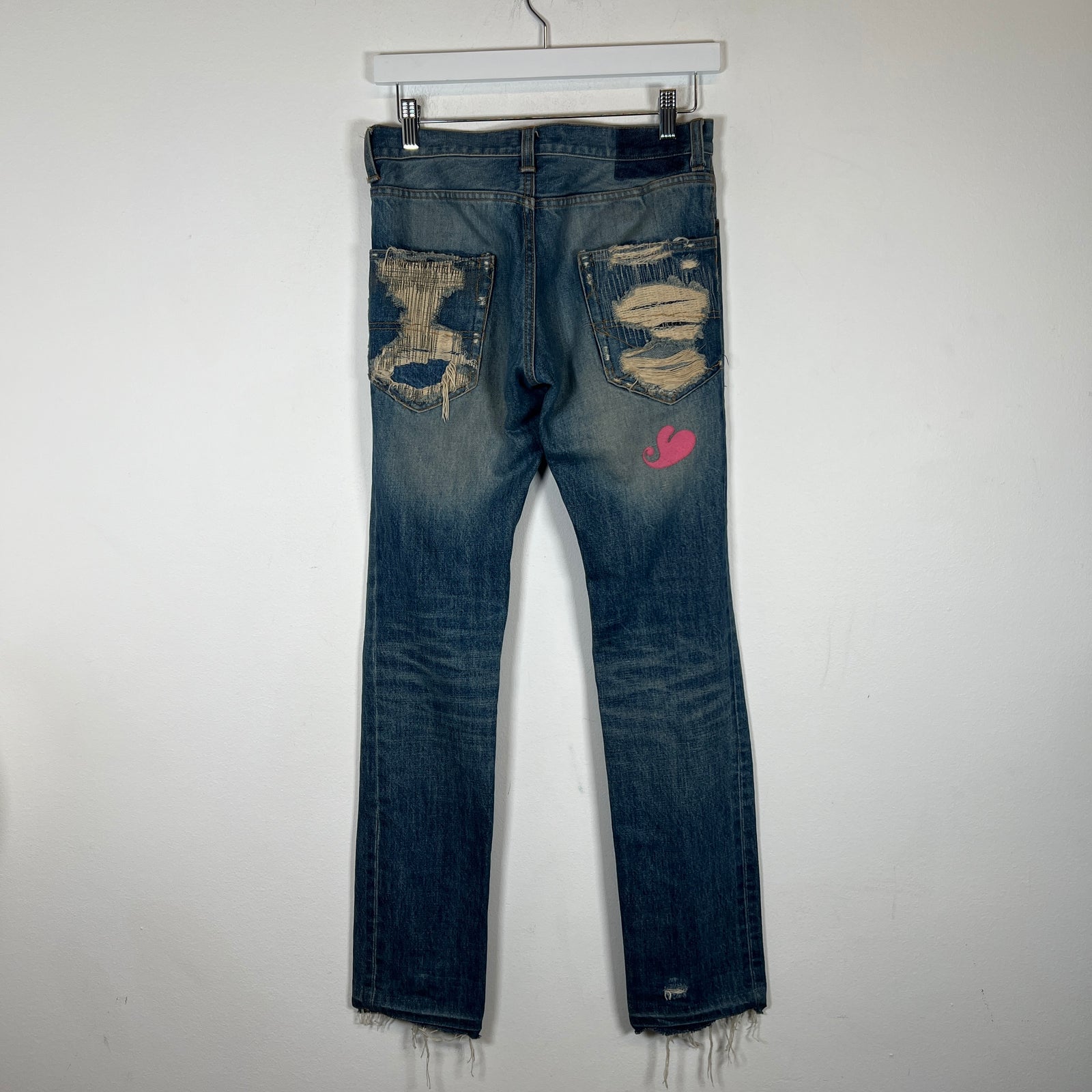 Undercover AW05 Hearts Denim Size 28