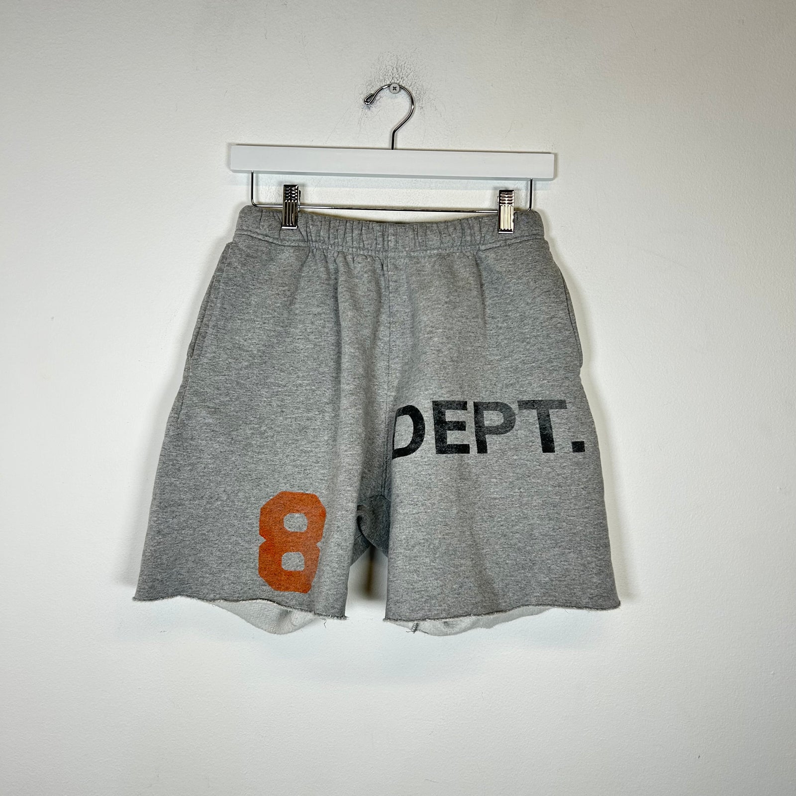 Gallery Dept Grey Logo Sweat Shorts Size M