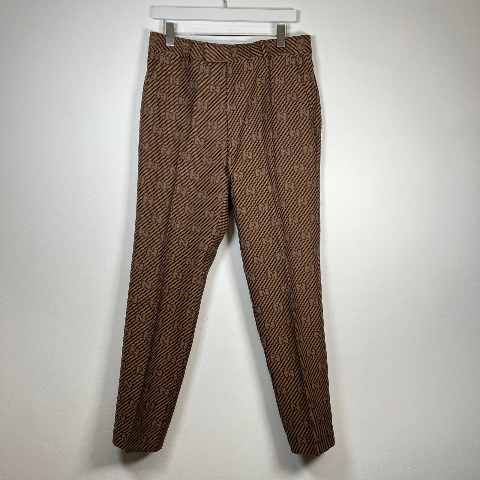 Gucci Diagonal GG Monogram Brown Suit Set