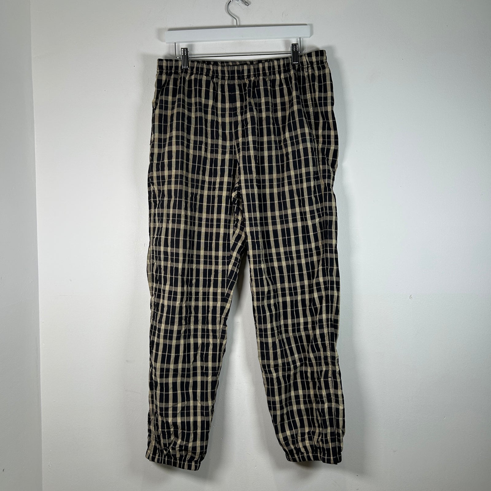 Supreme Tartan Plaid Windbreaker Pants Size M