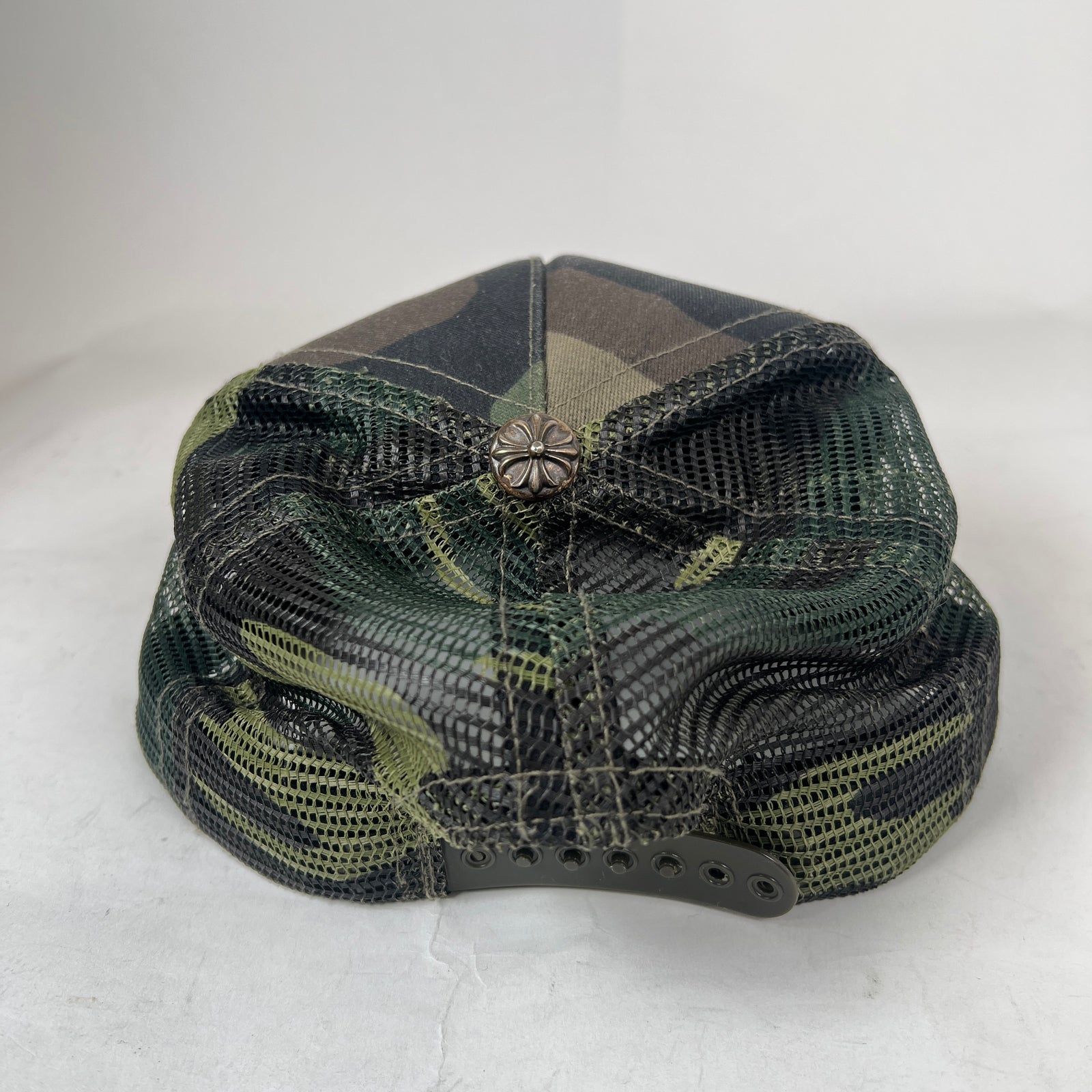 Chrome Hearts Camo Hollywood Trucker Hat