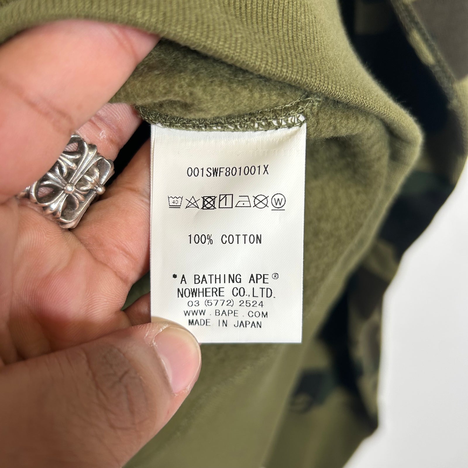 Bape 1st Camo Sweatshirt Size M