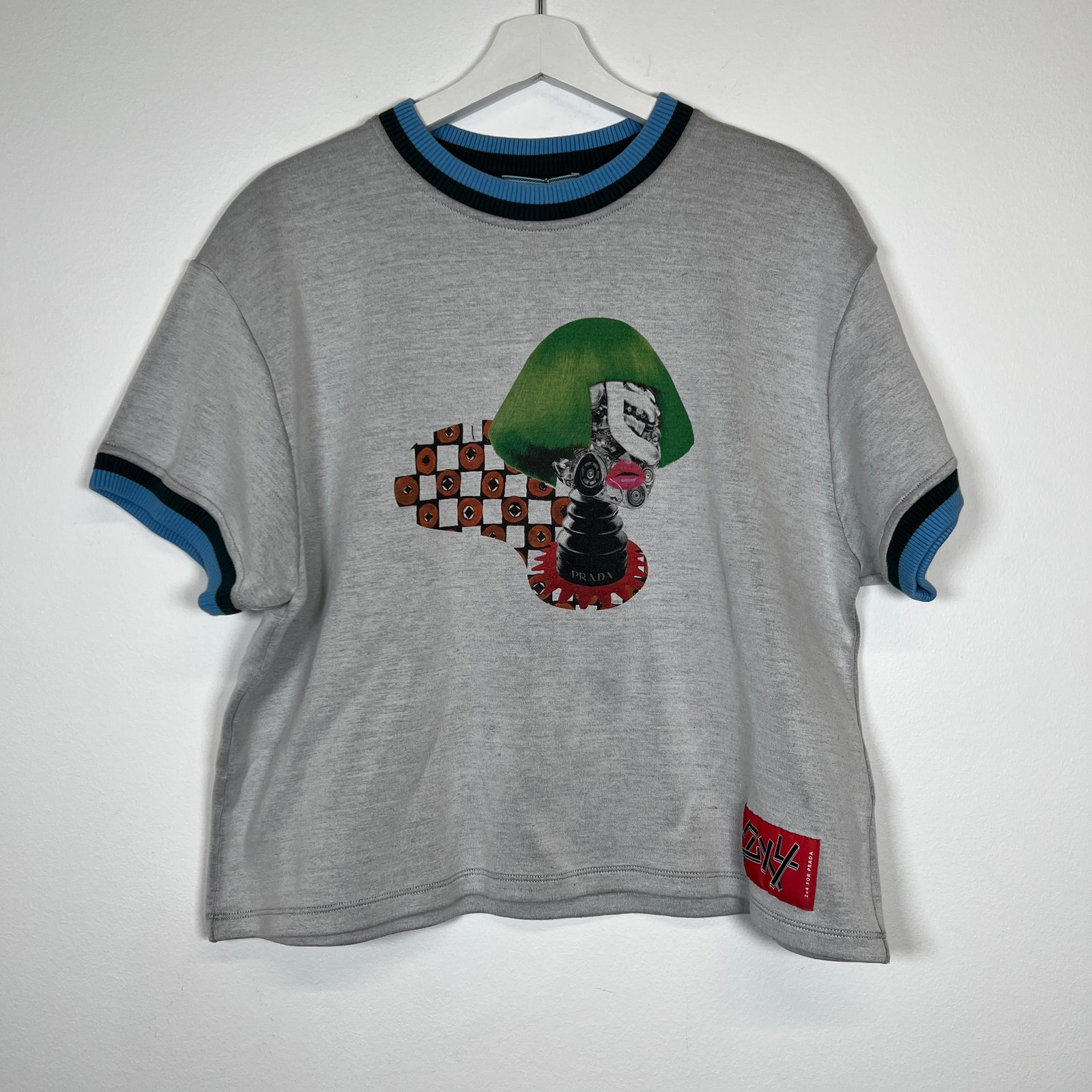 Prada Robot Graphic Crewshirt Size Size L