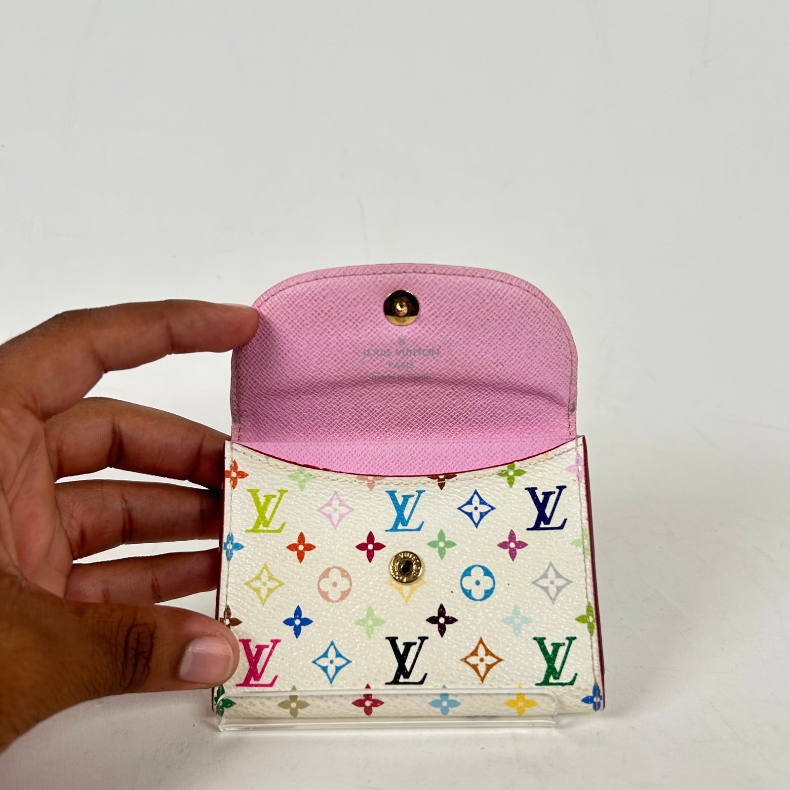 Louis Vuitton x Takashi Murakami Monogram Multicolor Card Holder