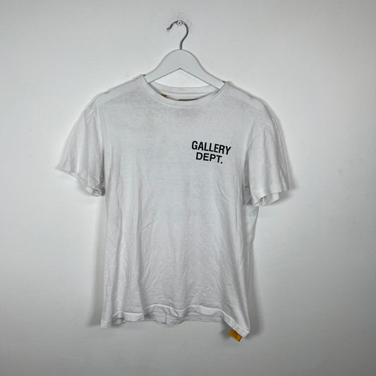 Gallery Dept Logo White T-Shirt Size S