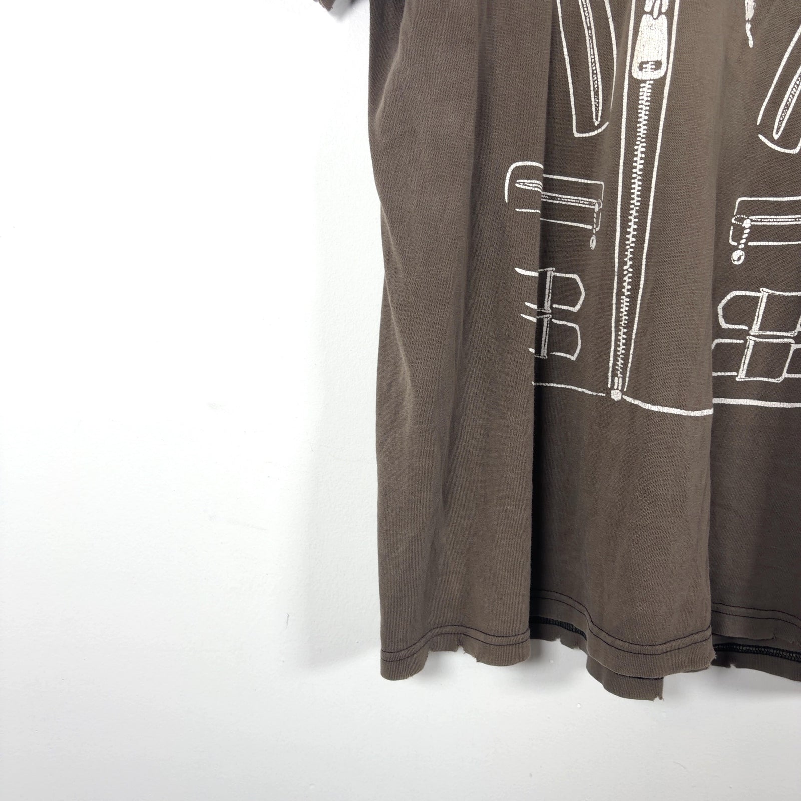 Number (N)ine SS04 'Dream Baby Dream' Riders Jacket Print T-Shirt